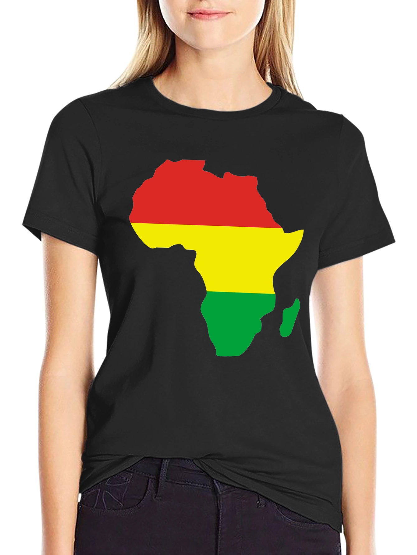 Africa Continent Flag T-Shirt