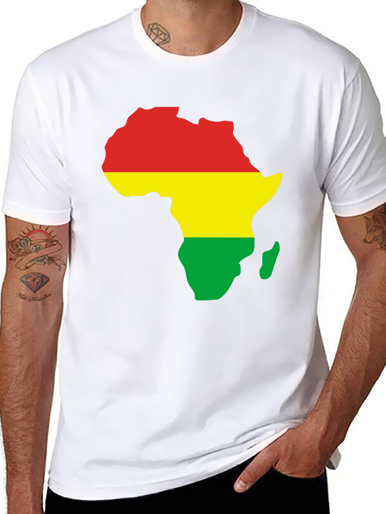 Africa Continent Flag T-Shirt