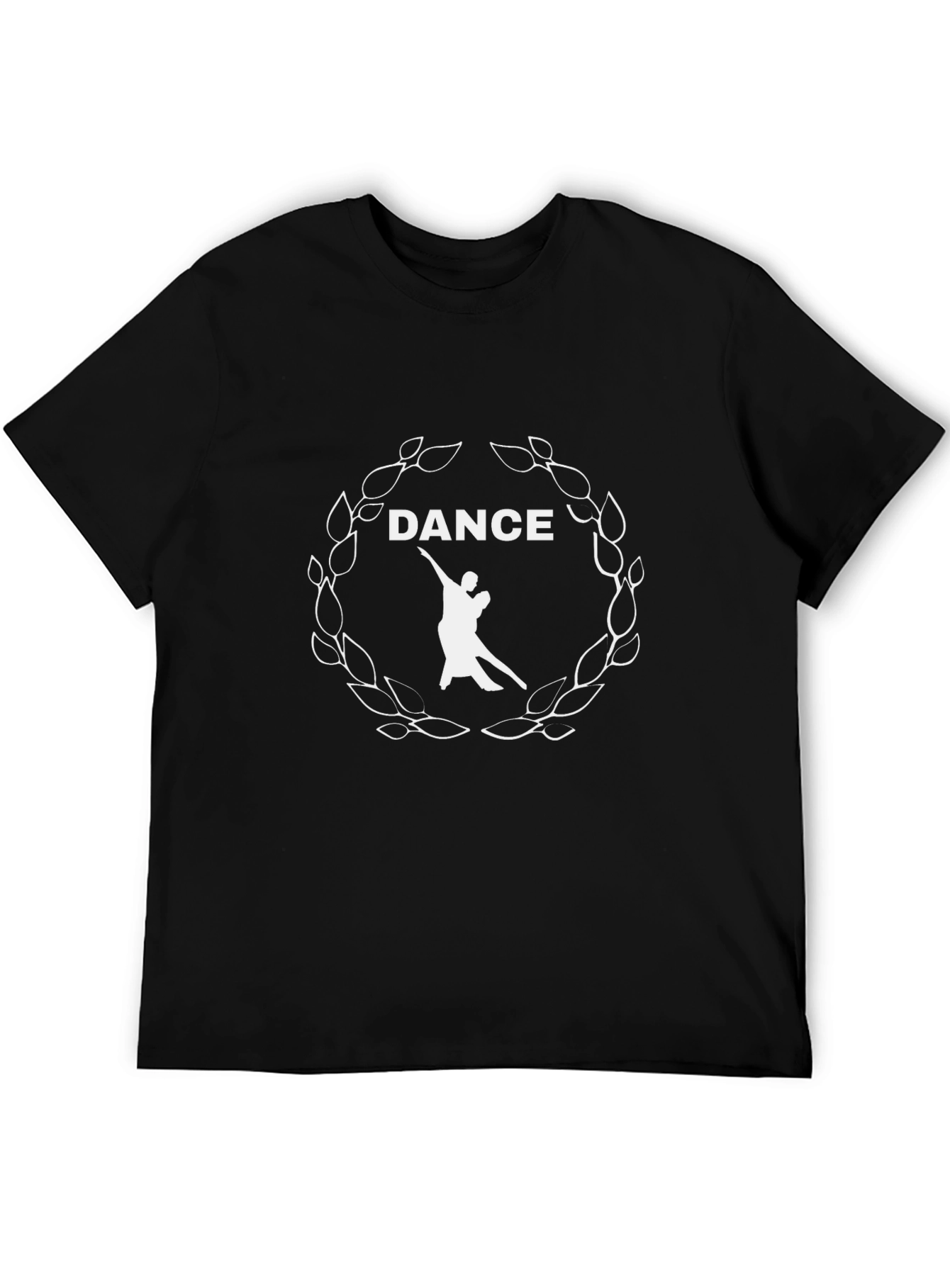 Dance Graphic Tee - Stylish Black T-Shirt