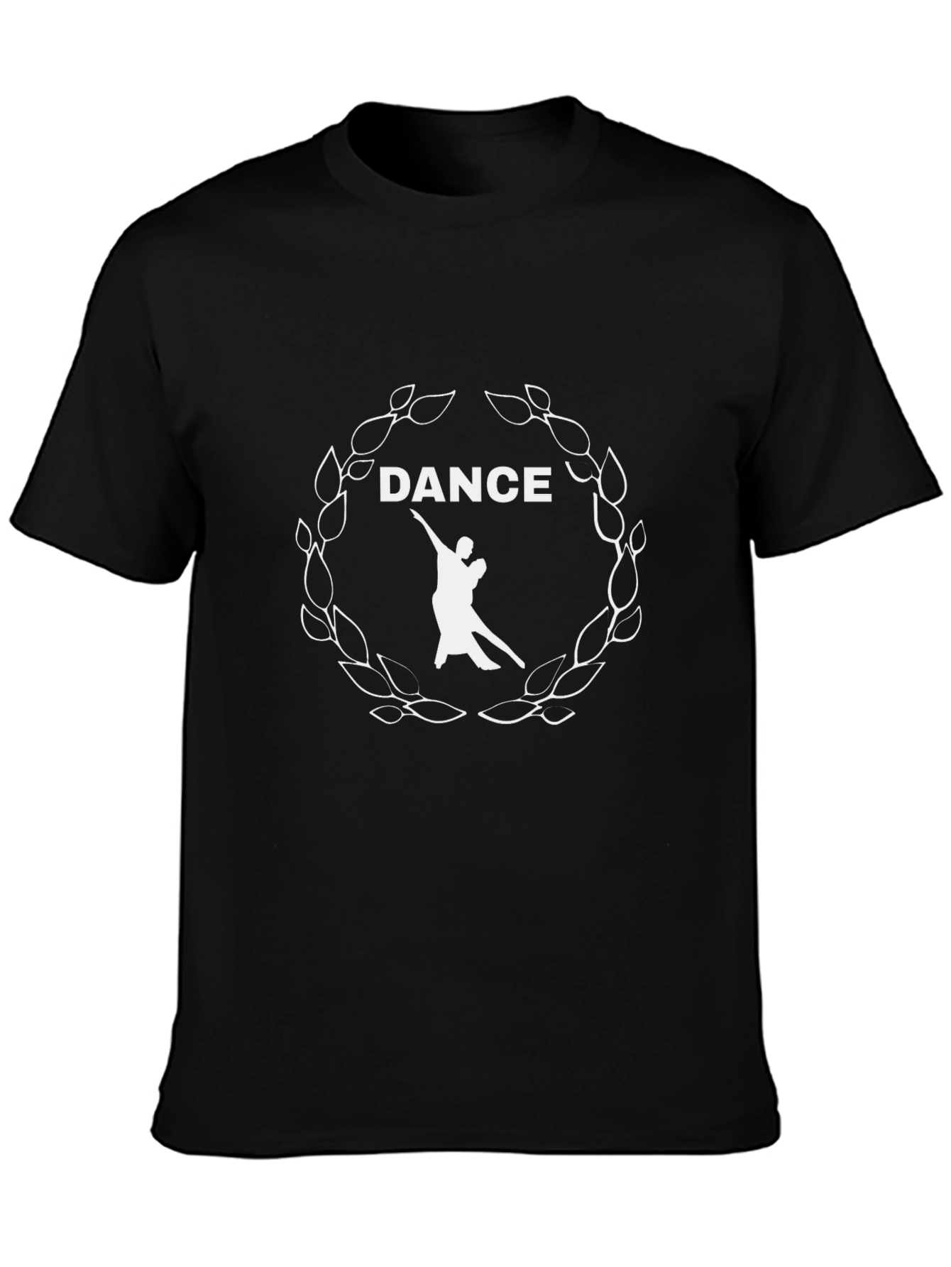 Dance Graphic Tee - Stylish Black T-Shirt