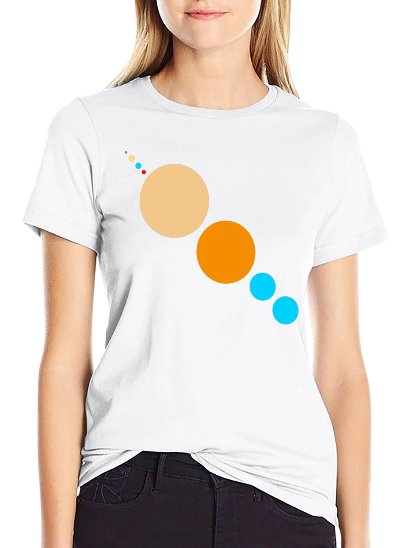 Planetary System Graphic Black T-Shirt