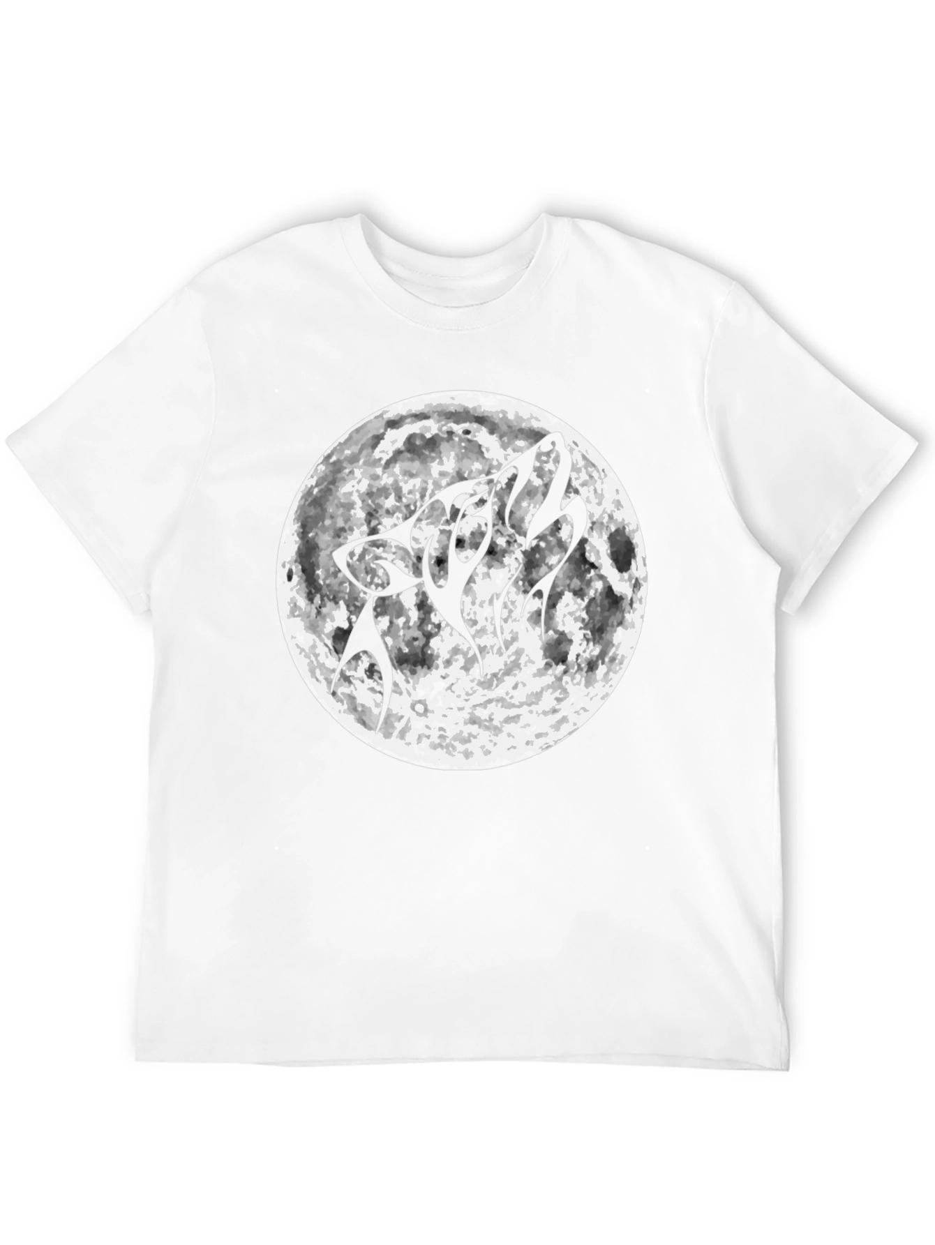 Wolf Moon Graphic Tee - Mens Black T-Shirt
