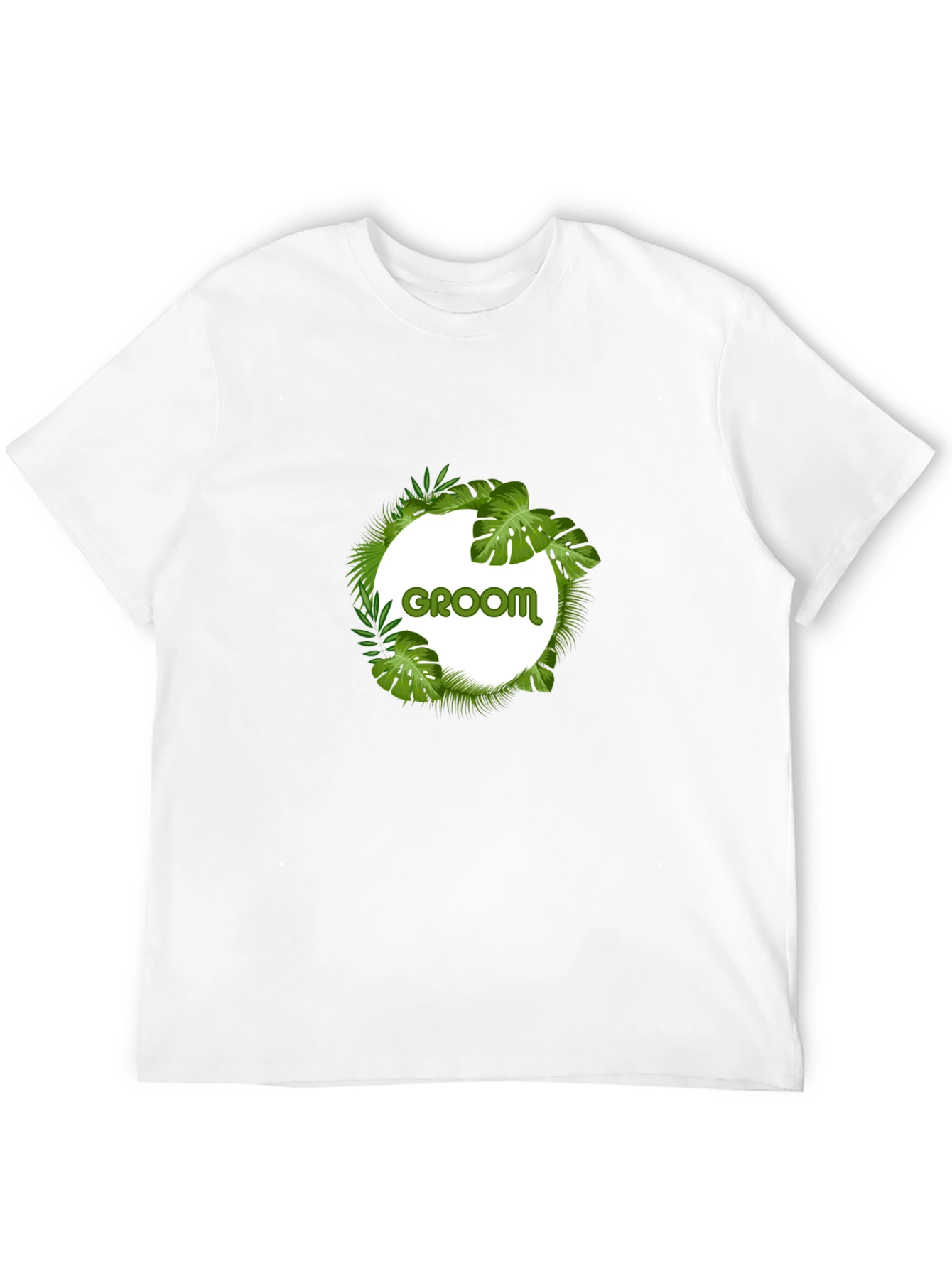 Groom Tropical Leaf T-Shirt