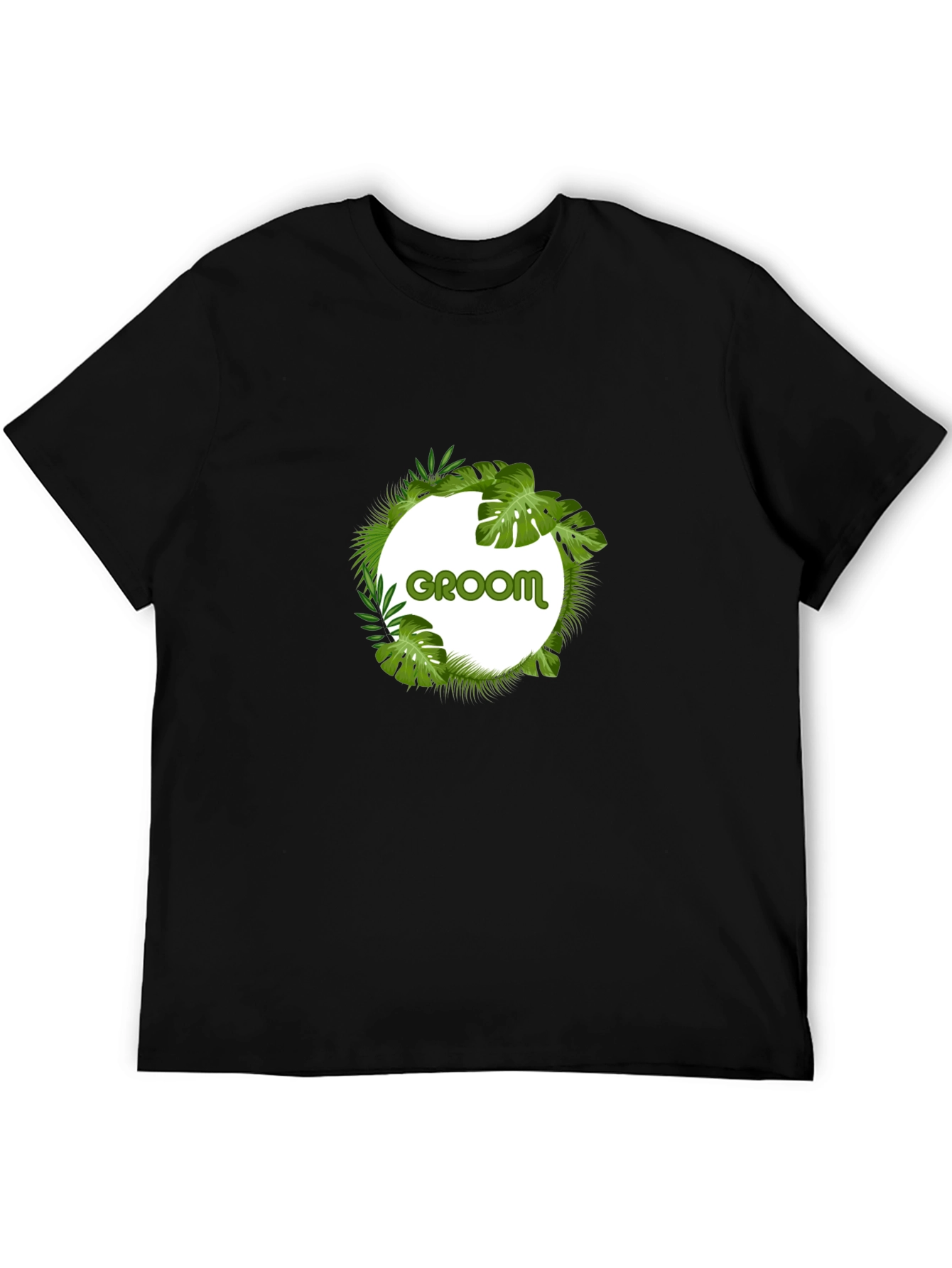 Groom Tropical Leaf T-Shirt