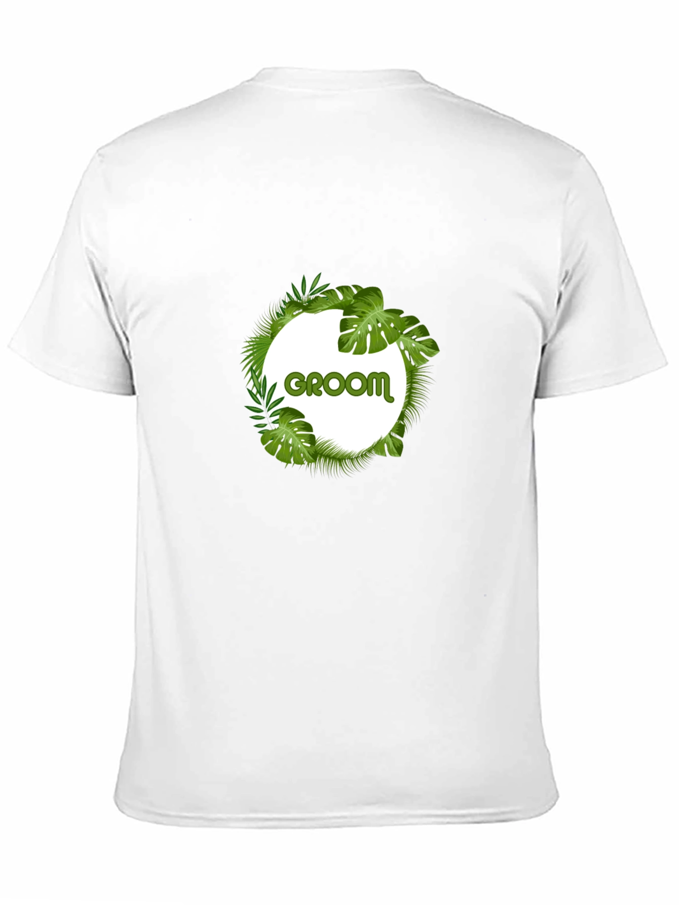 Groom Tropical Leaf T-Shirt