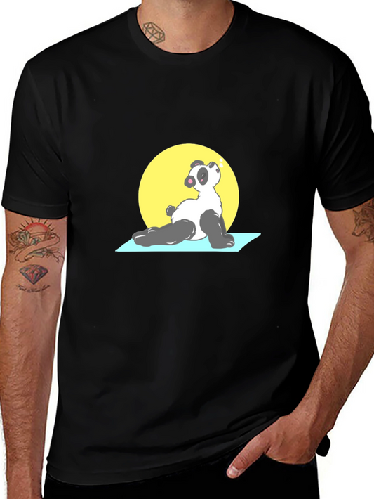 Panda Yoga T-Shirt - Zen and Style