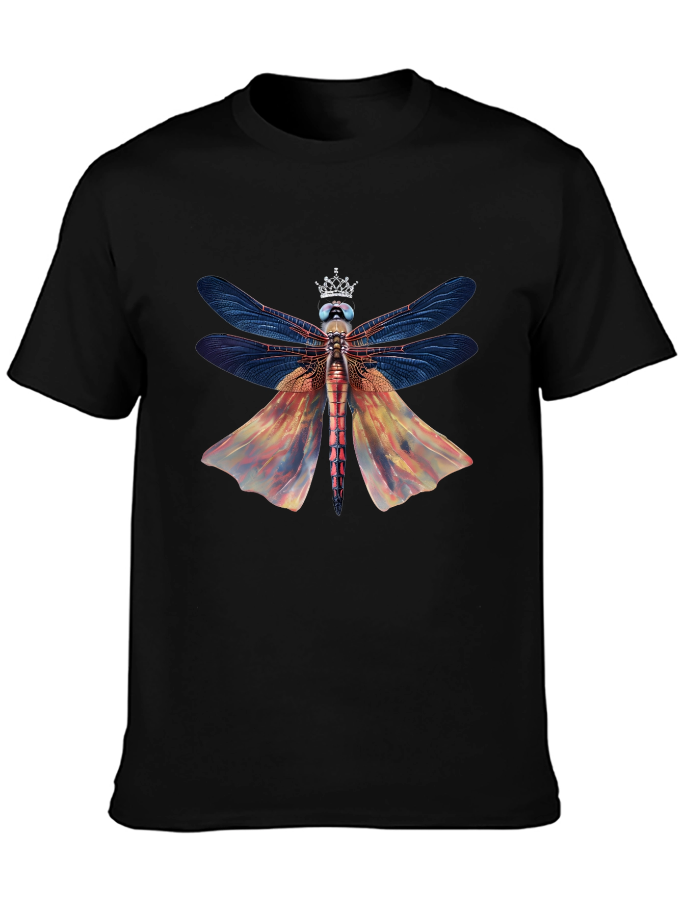 Dragonfly King Graphic Tee - Black