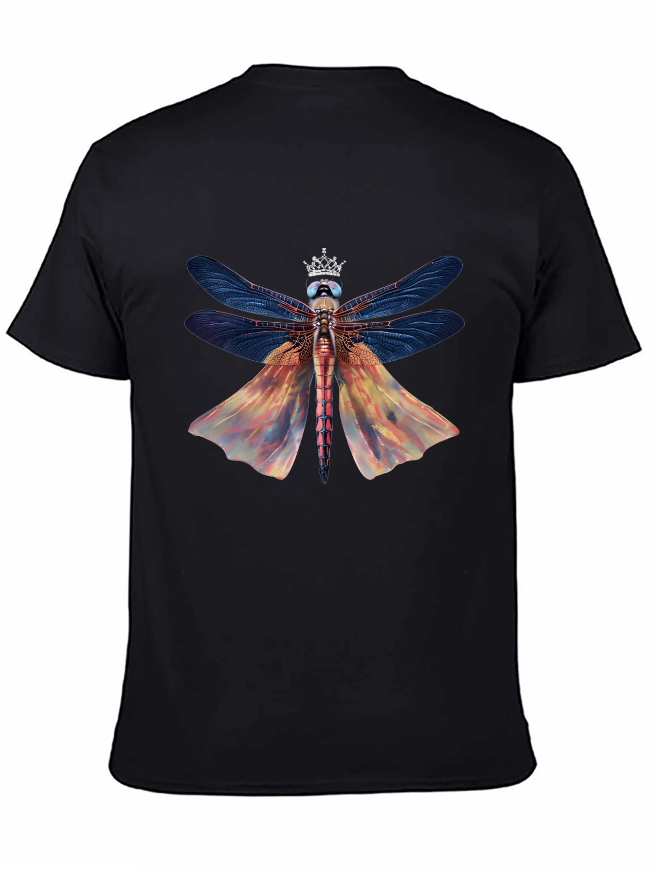 Dragonfly King Graphic Tee - Black