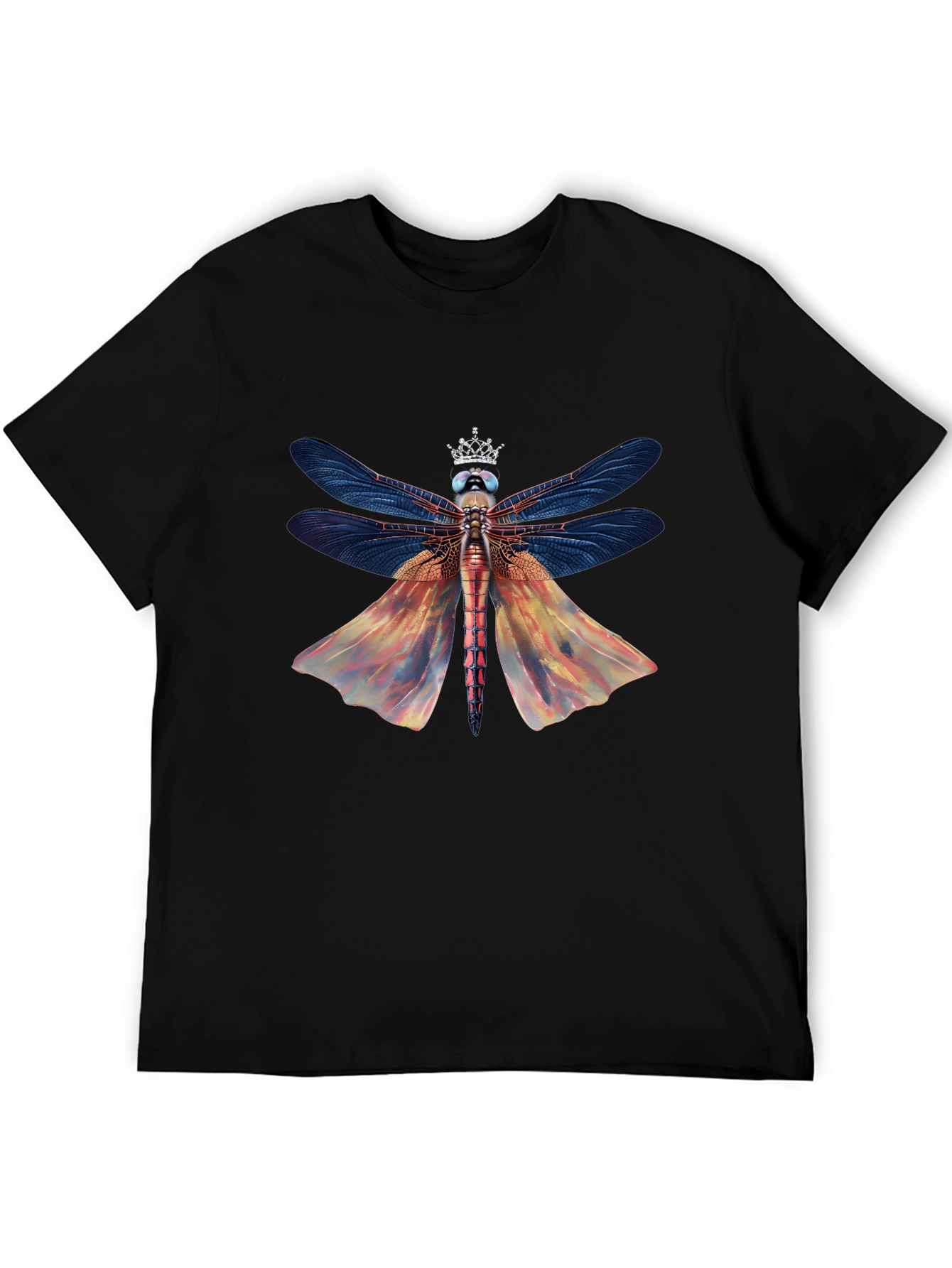 Dragonfly King Graphic Tee - Black