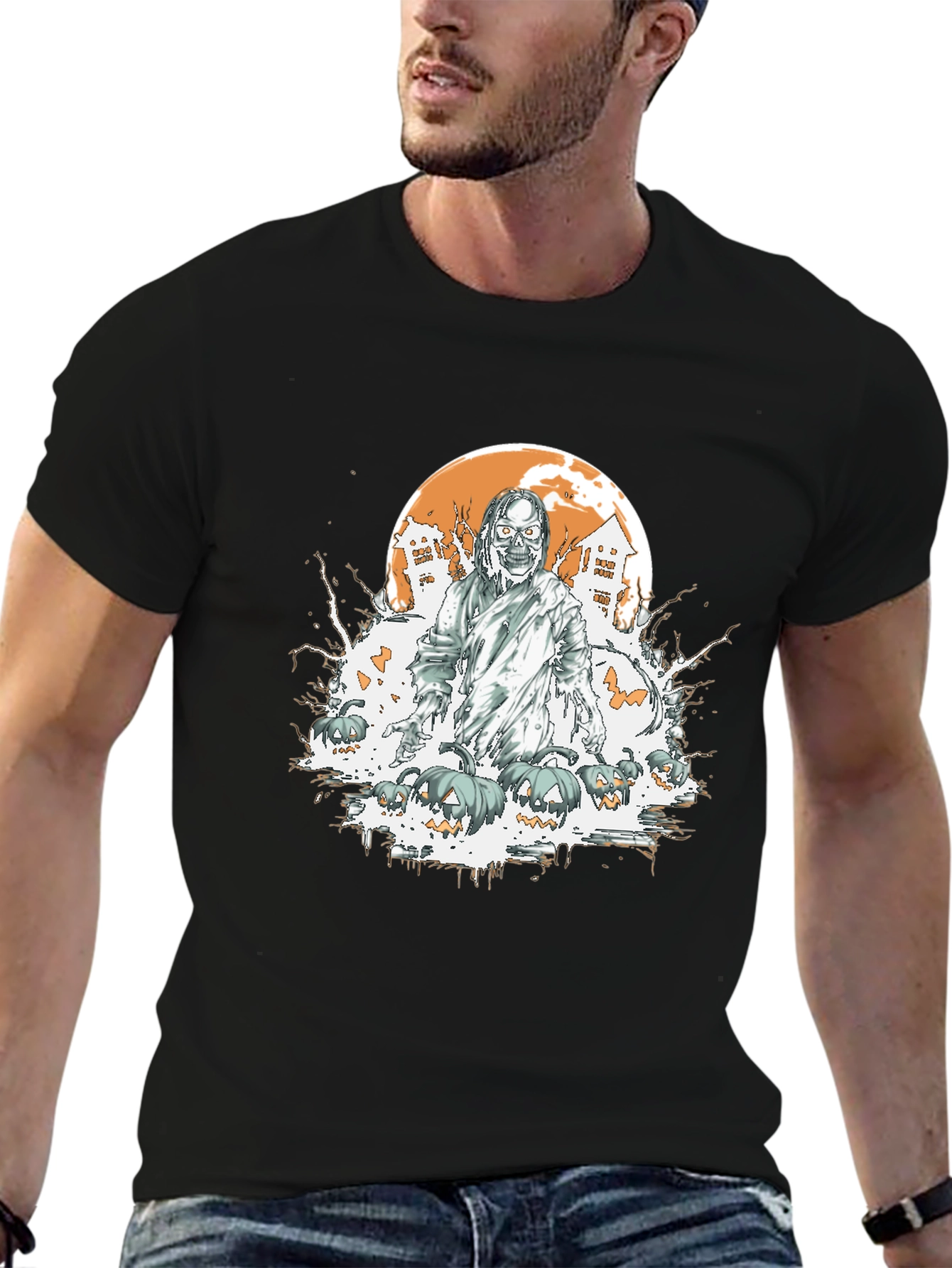 Spooky Zombie Halloween T-Shirt