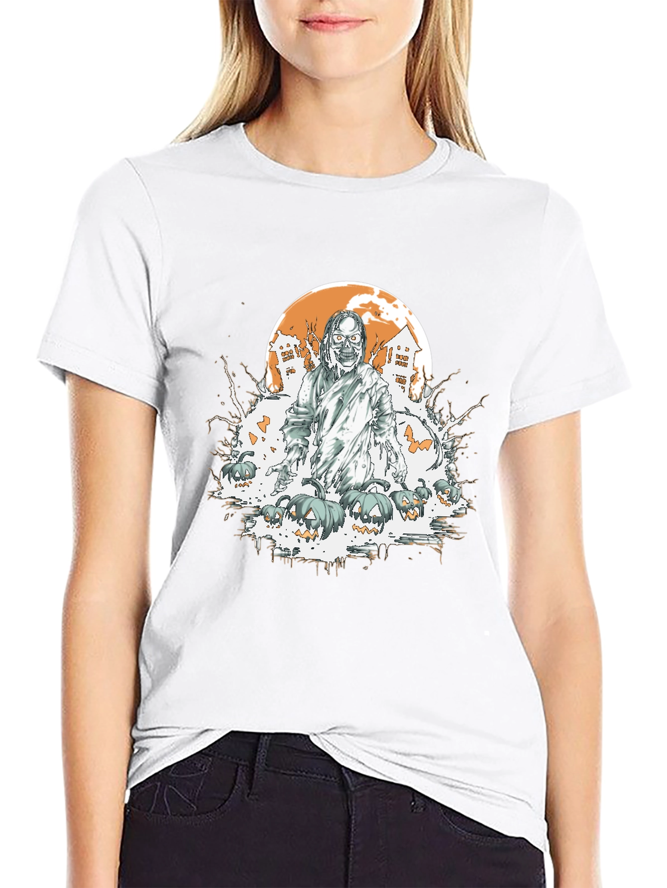 Spooky Zombie Halloween T-Shirt