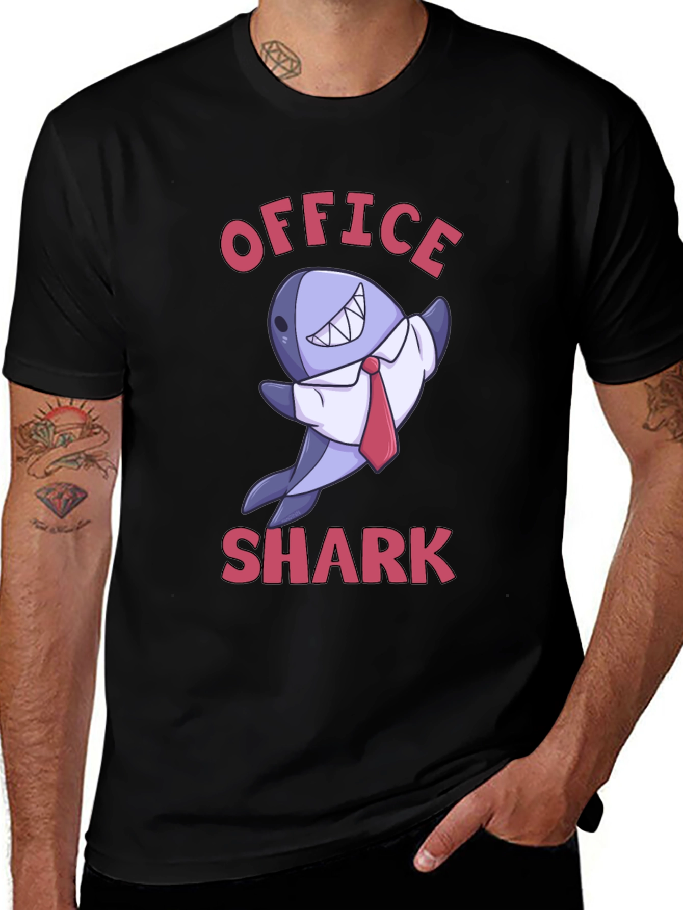 Office Shark Graphic T-Shirt - Funny & Unique!