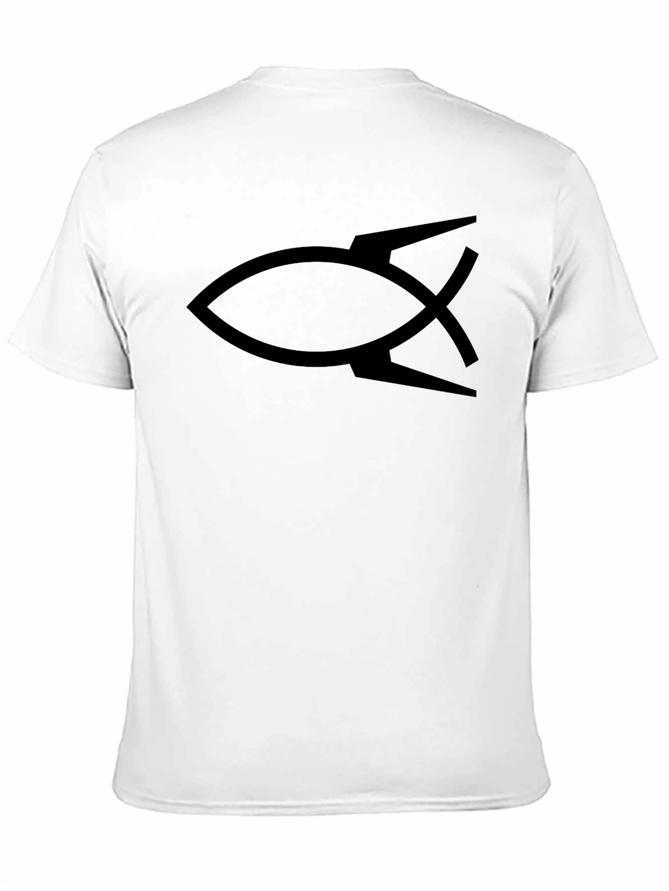 Rocket Fish Graphic Tee - Black Cotton Blend