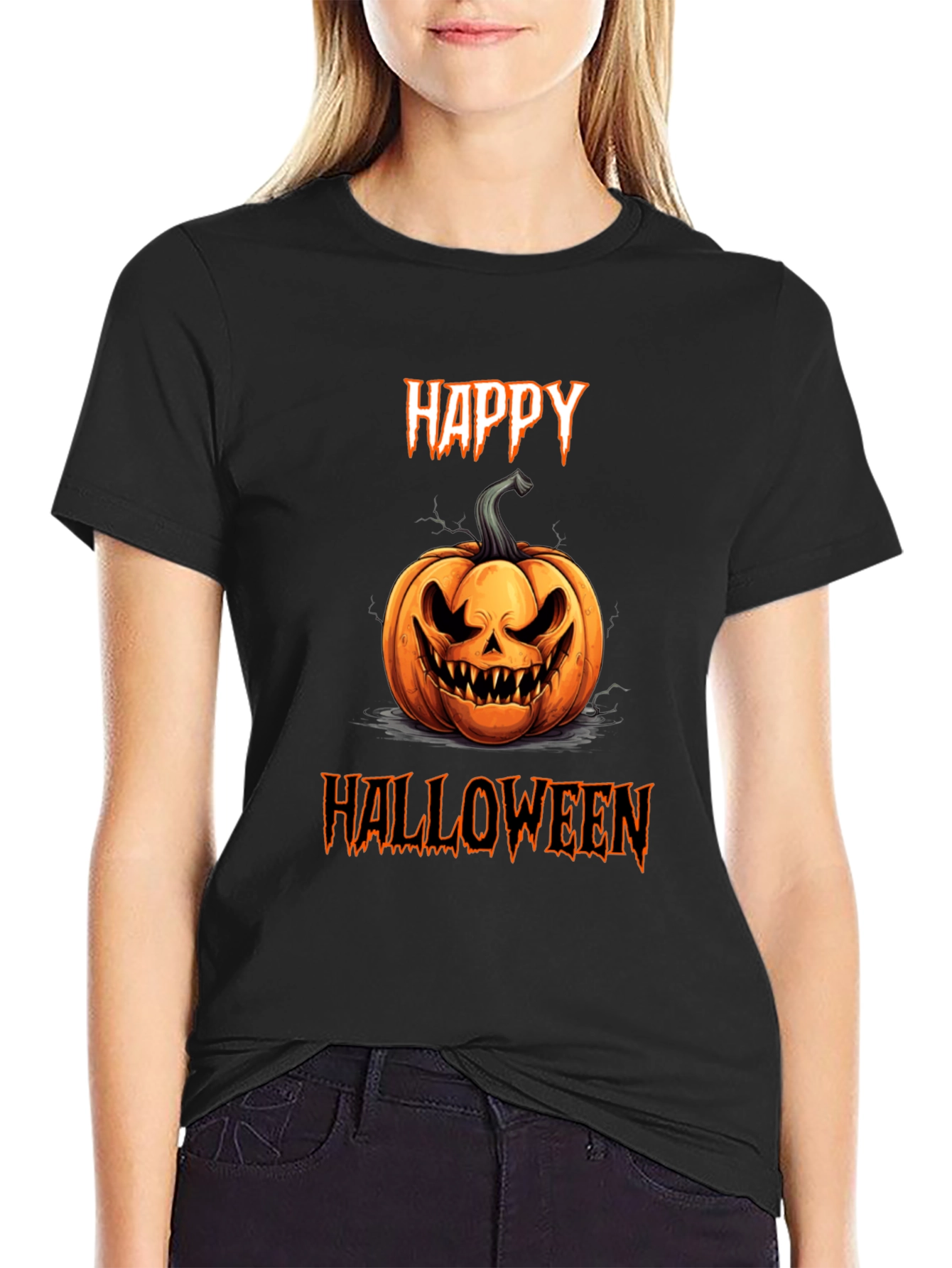 Happy Halloween Pumpkin T-Shirt