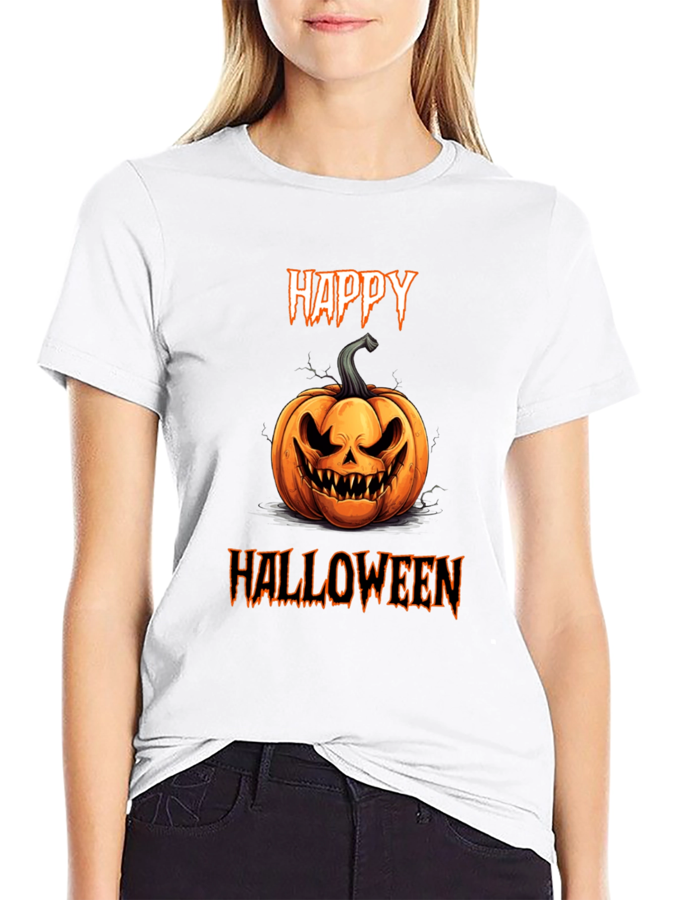 Happy Halloween Pumpkin T-Shirt