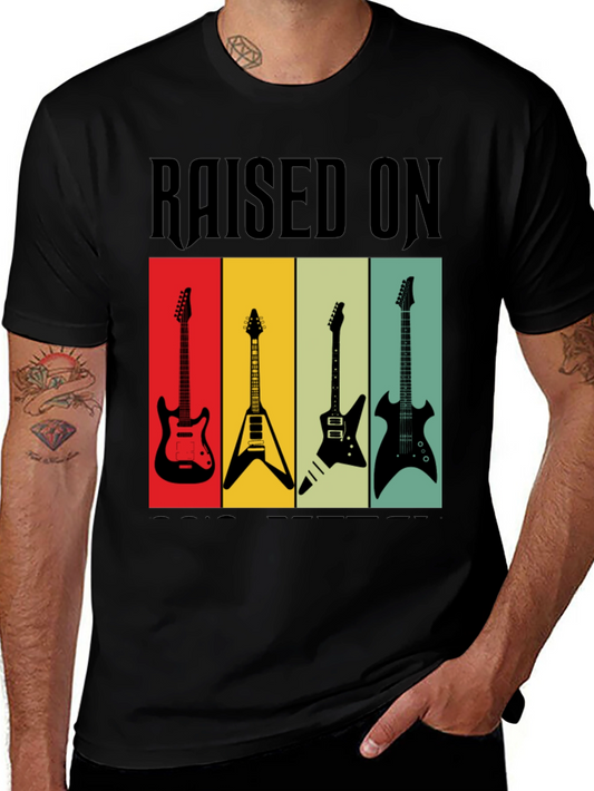Raised on Rock Guitars T-Shirt