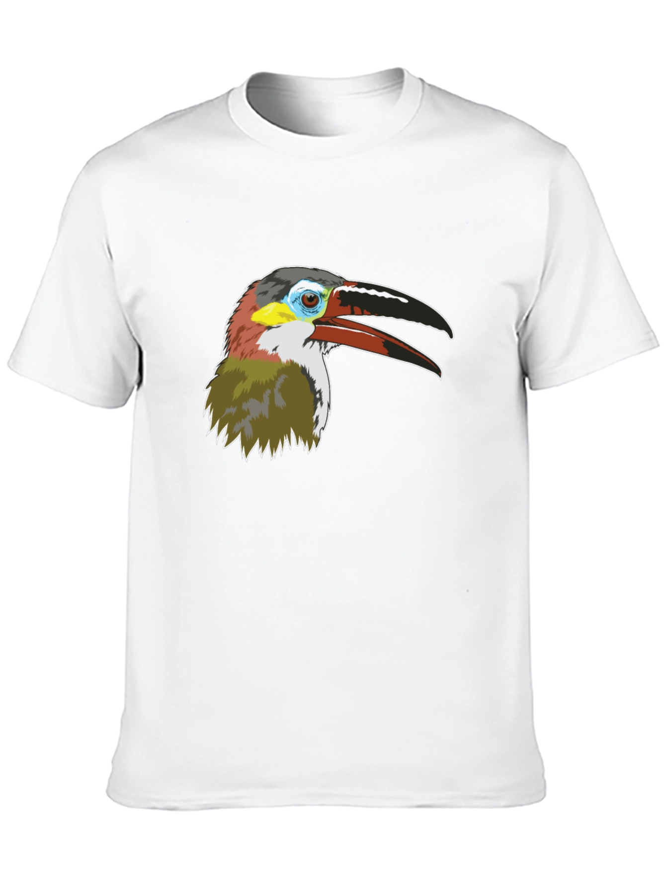 Toucan Bird Graphic Tee - Mens Black T-Shirt