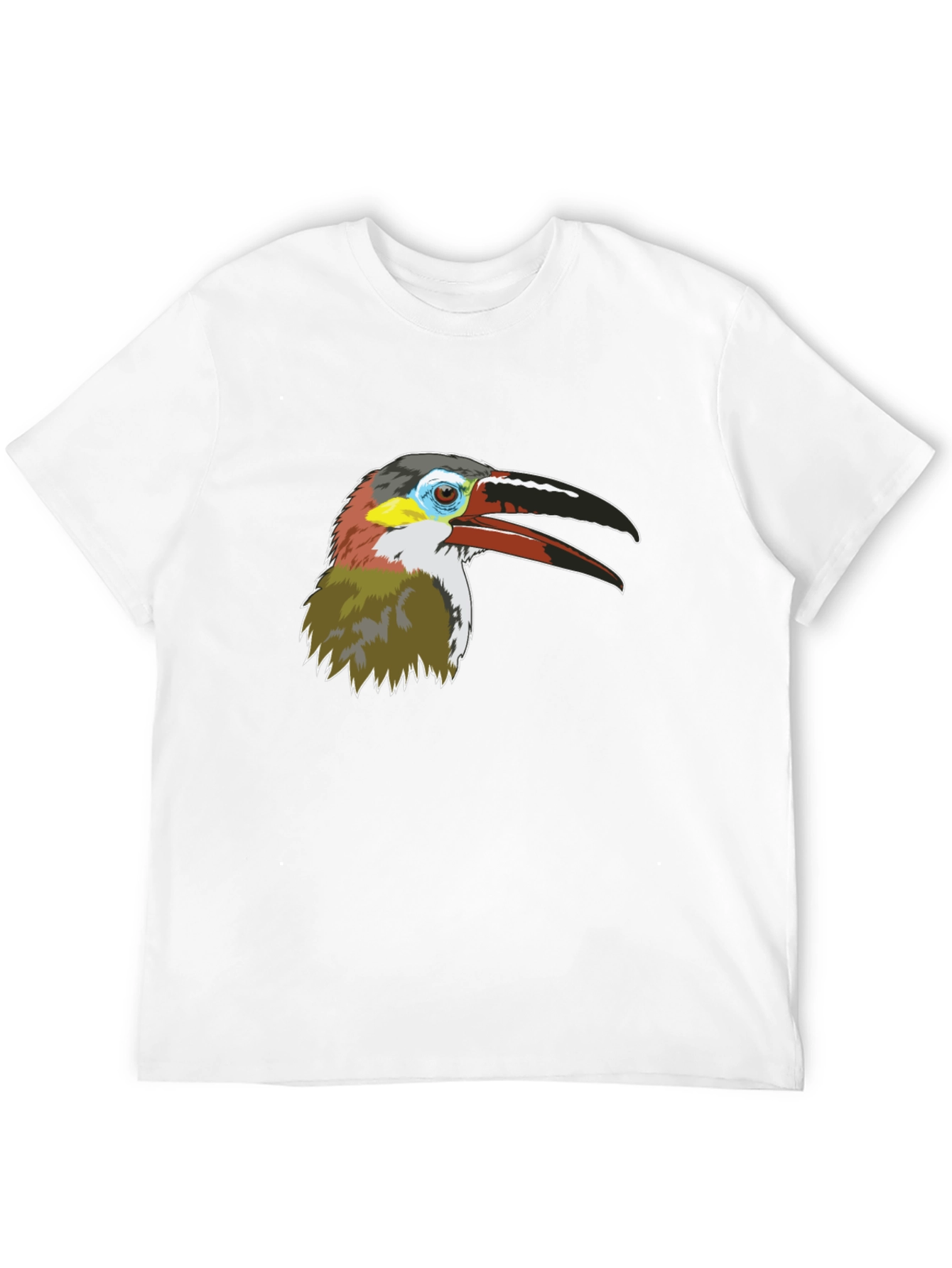 Toucan Bird Graphic Tee - Mens Black T-Shirt