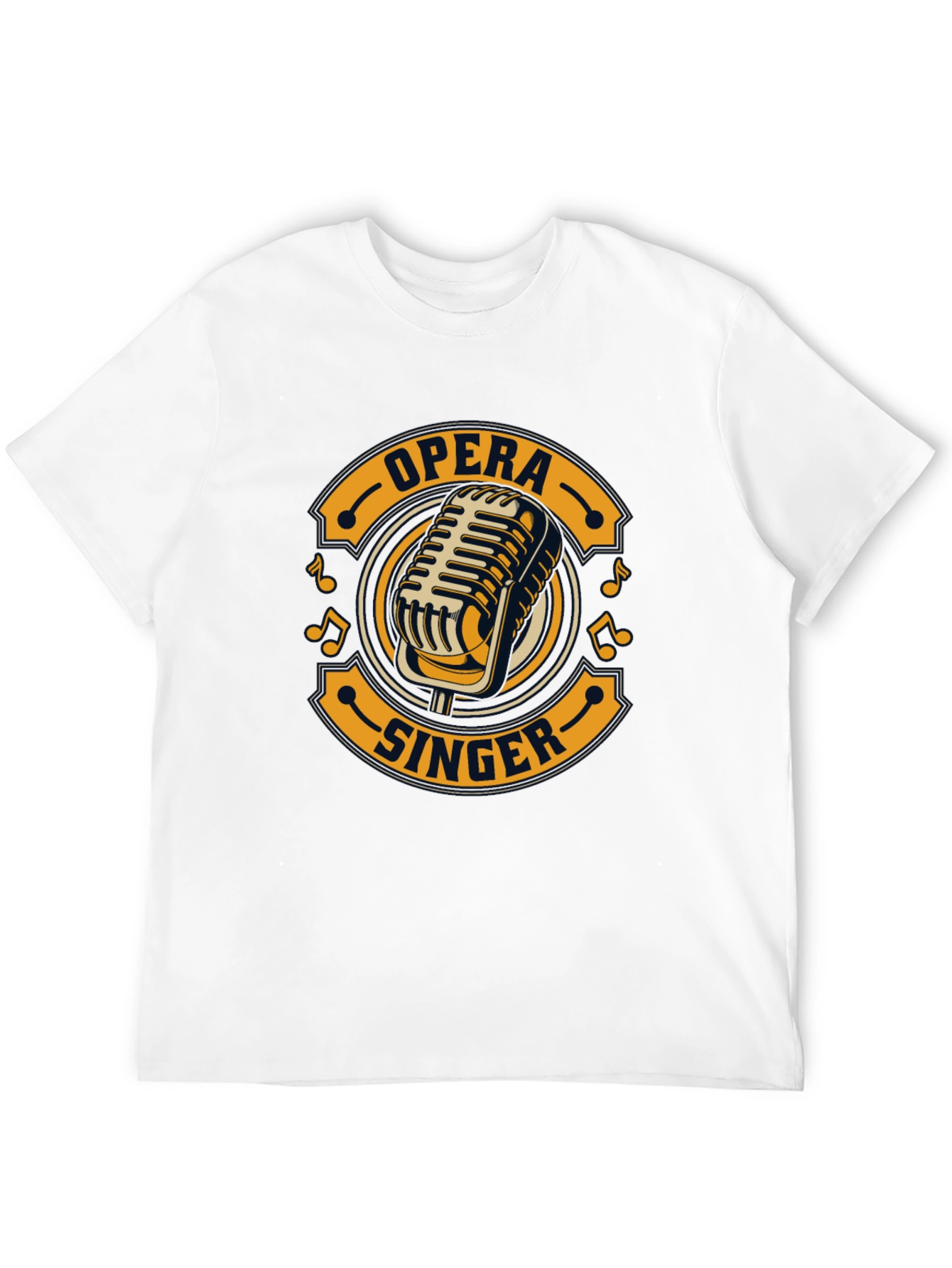 Opera Singer T-Shirt Retro Microphone Tee