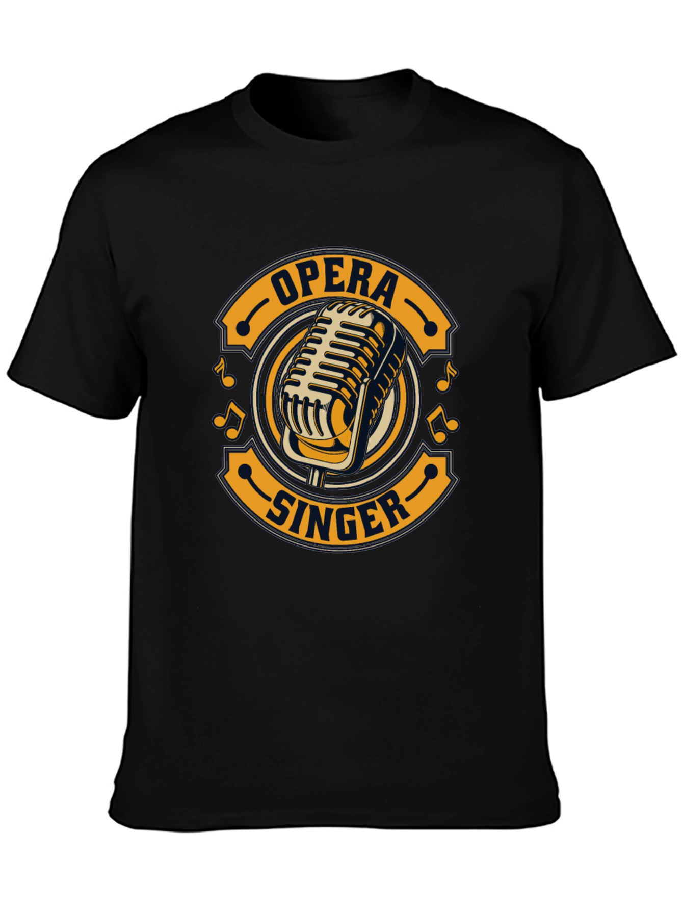 Opera Singer T-Shirt Retro Microphone Tee