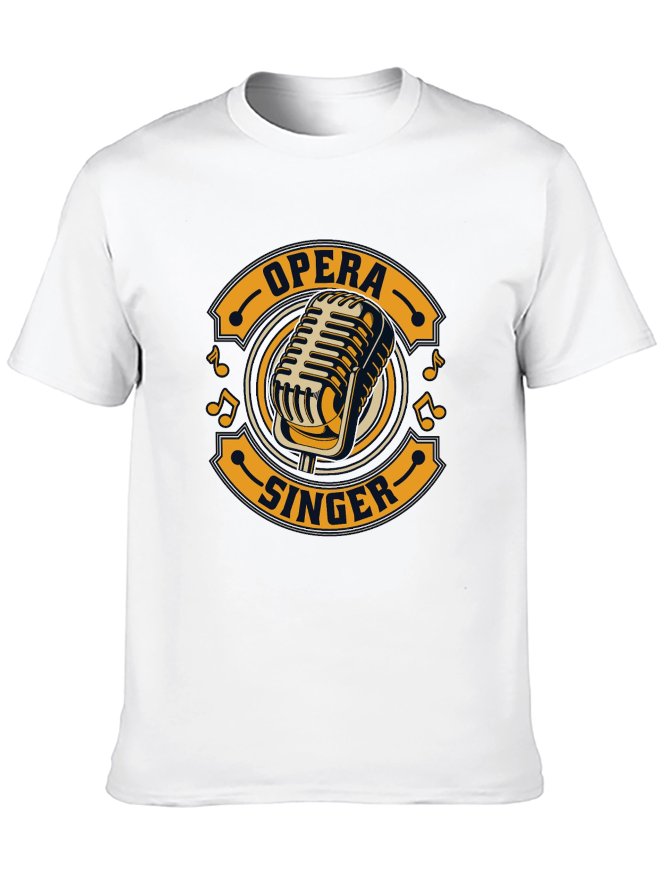 Opera Singer T-Shirt Retro Microphone Tee