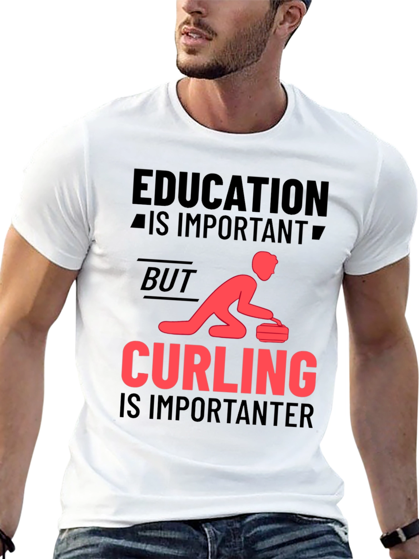 Education Important? Curling Importanter T-Shirt