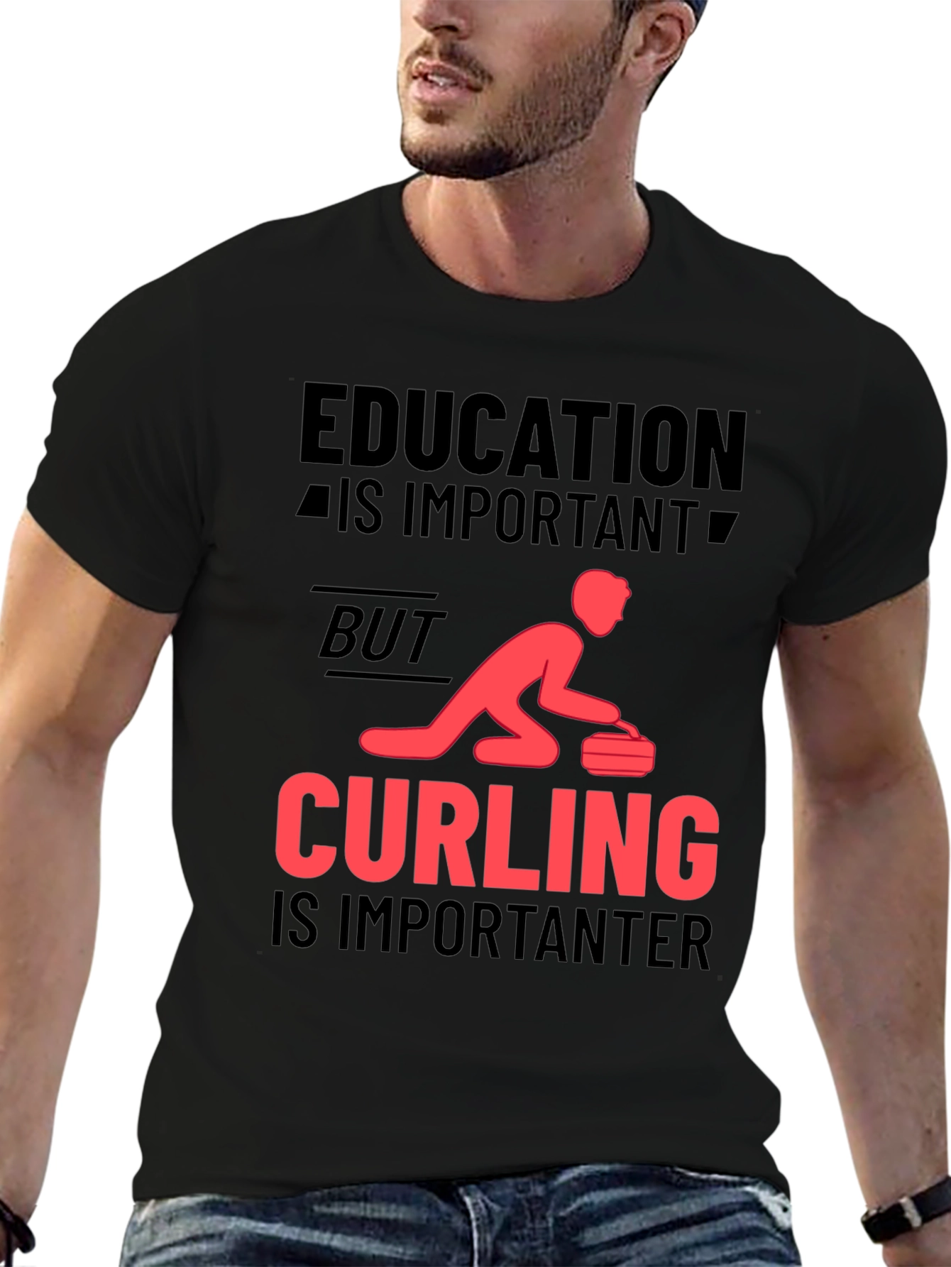 Education Important? Curling Importanter T-Shirt