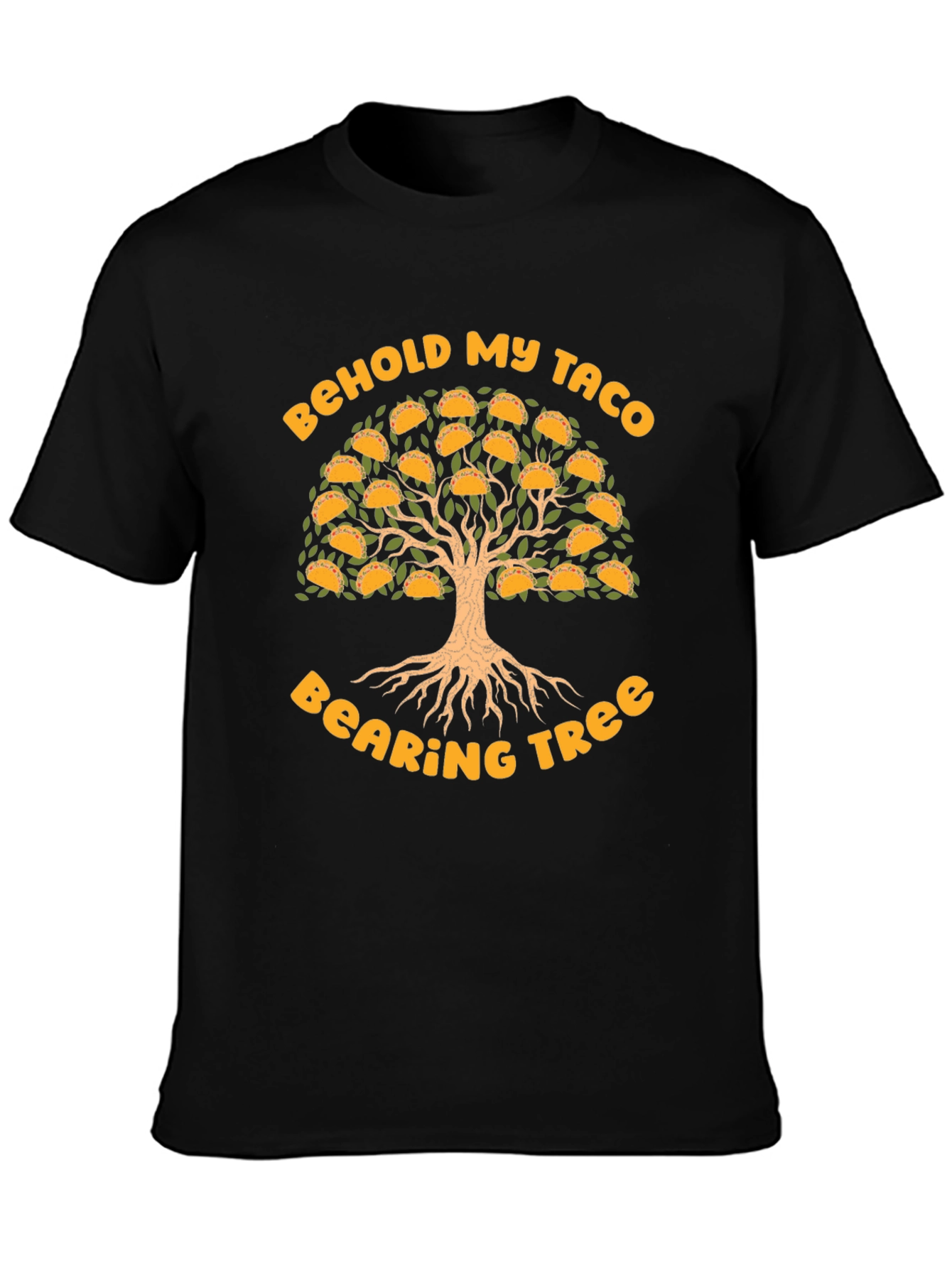 Behold My Taco Bearing Tree Graphic T-Shirt