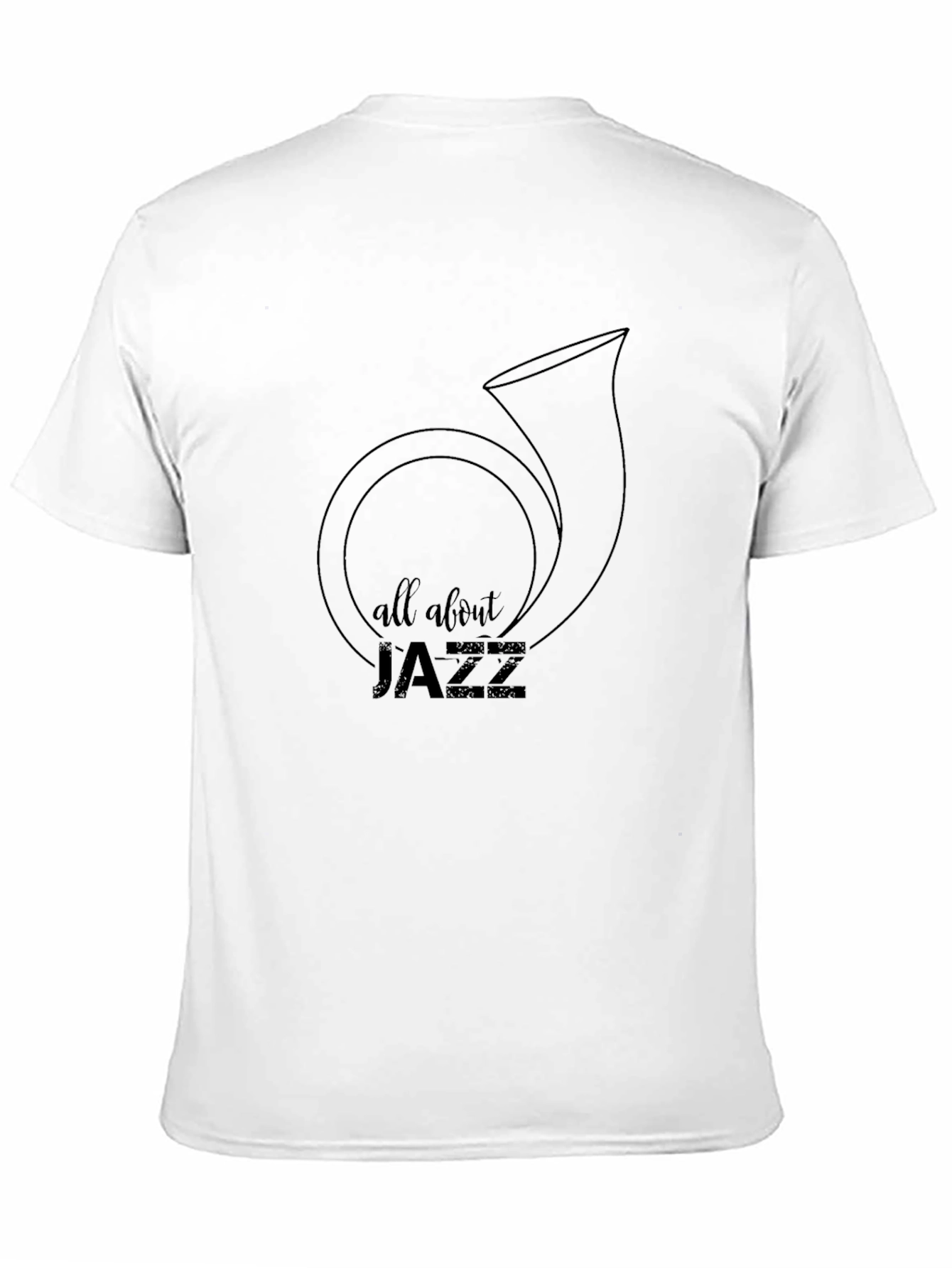 All About Jazz Graphic T-Shirt - Classic Style
