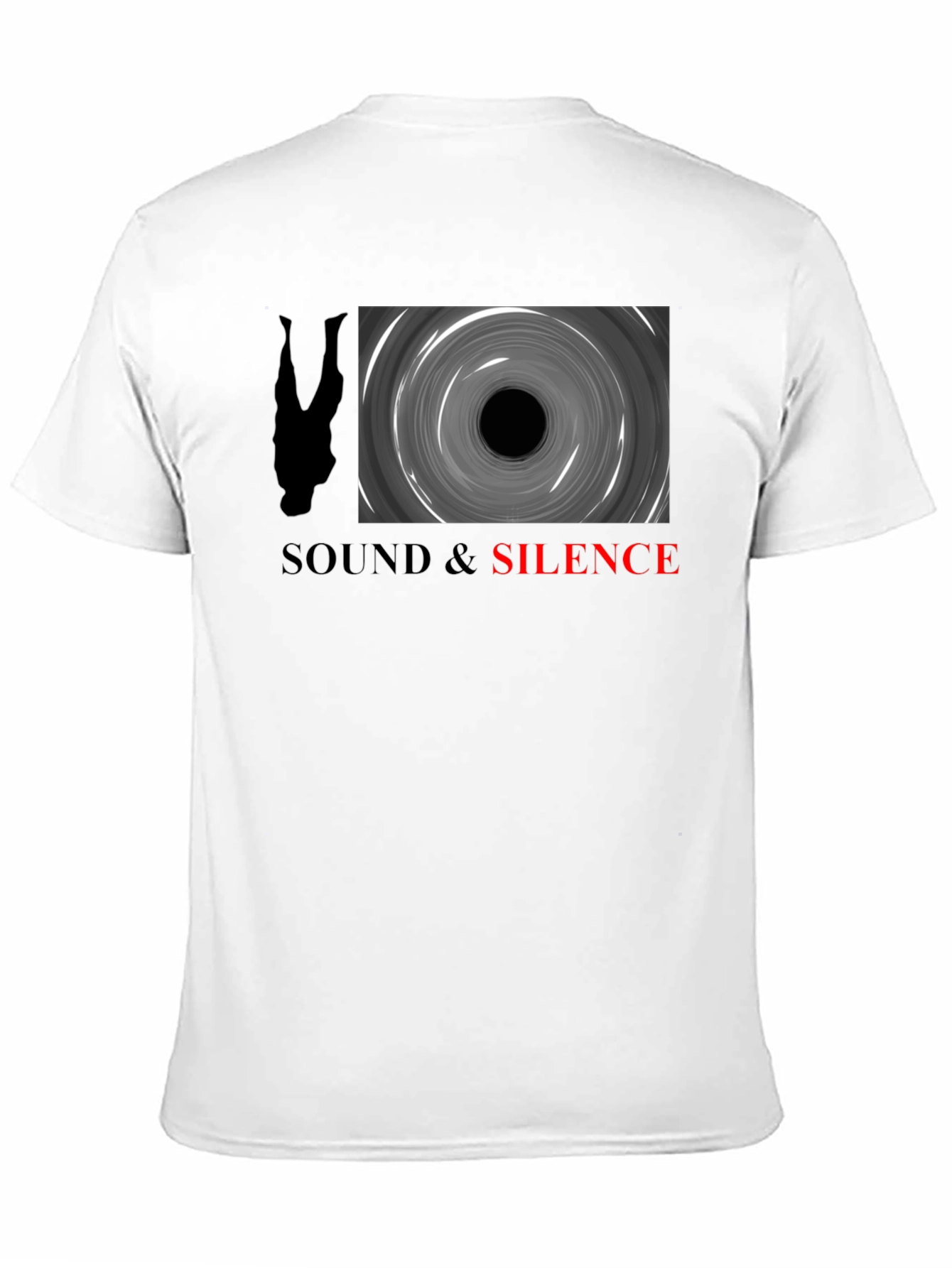 Sound & Silence Graphic Tee - Black