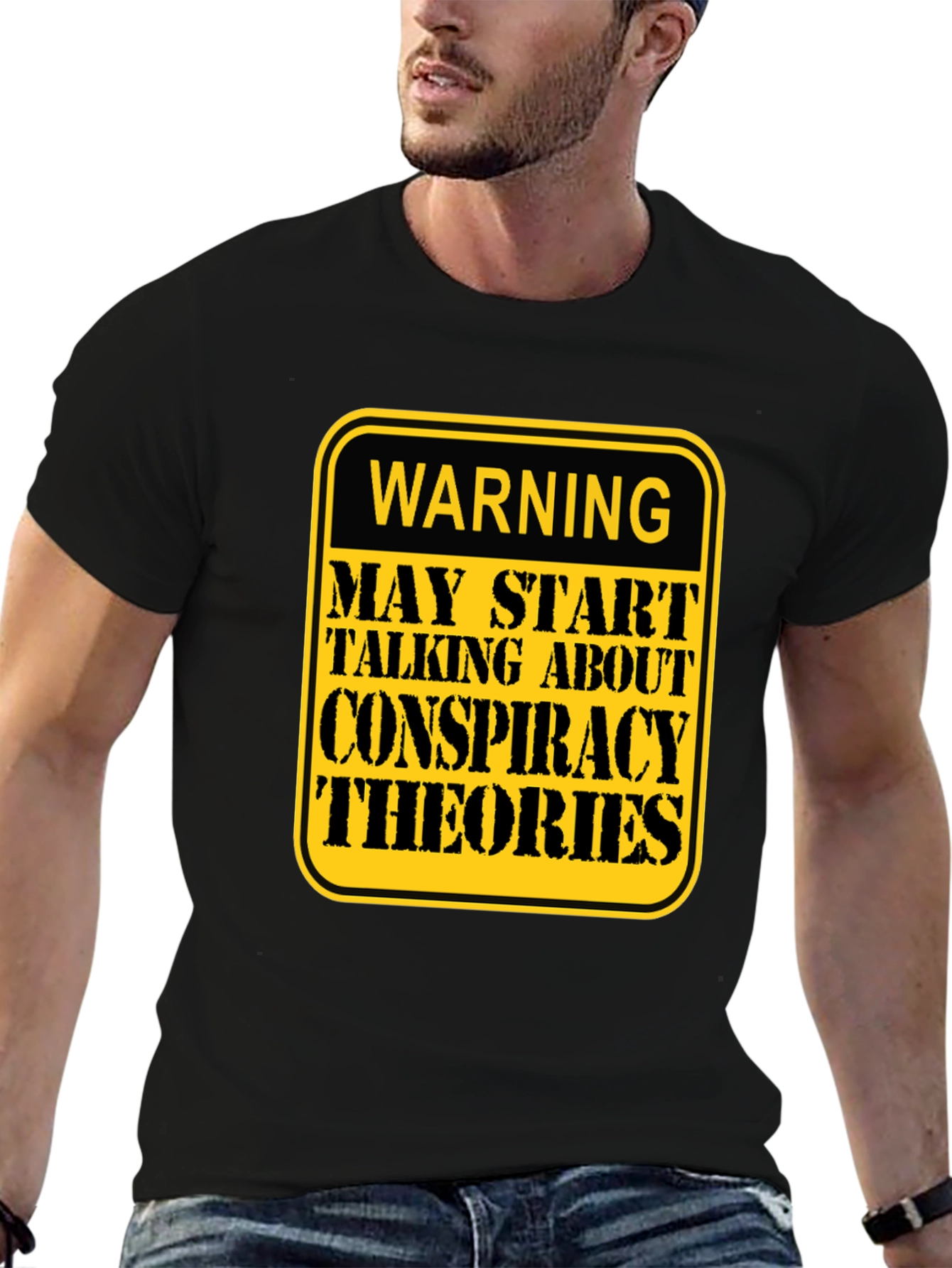 Conspiracy Theories Warning T-Shirt - Funny Graphic Tee