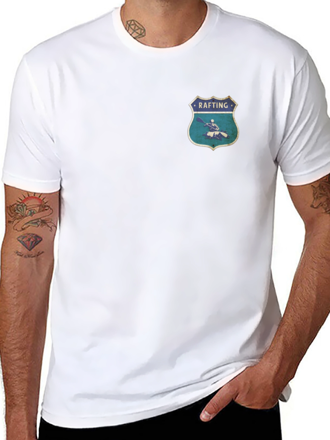 Rafting Graphic Tee - Cool Outdoors Shirt