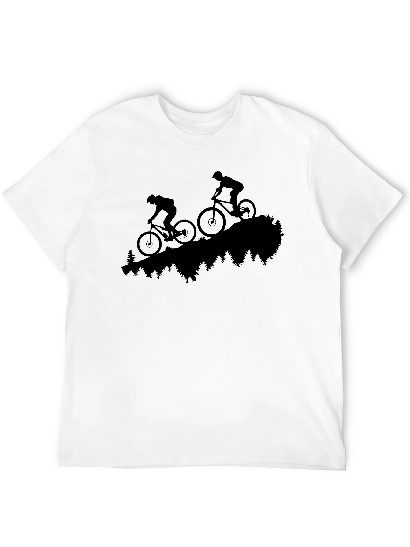 Mountain Biking Silhouette T-Shirt