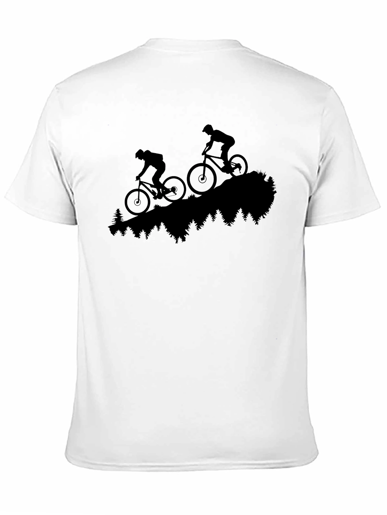 Mountain Biking Silhouette T-Shirt