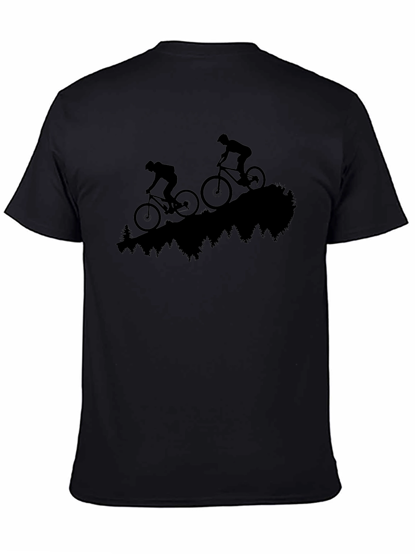 Mountain Biking Silhouette T-Shirt
