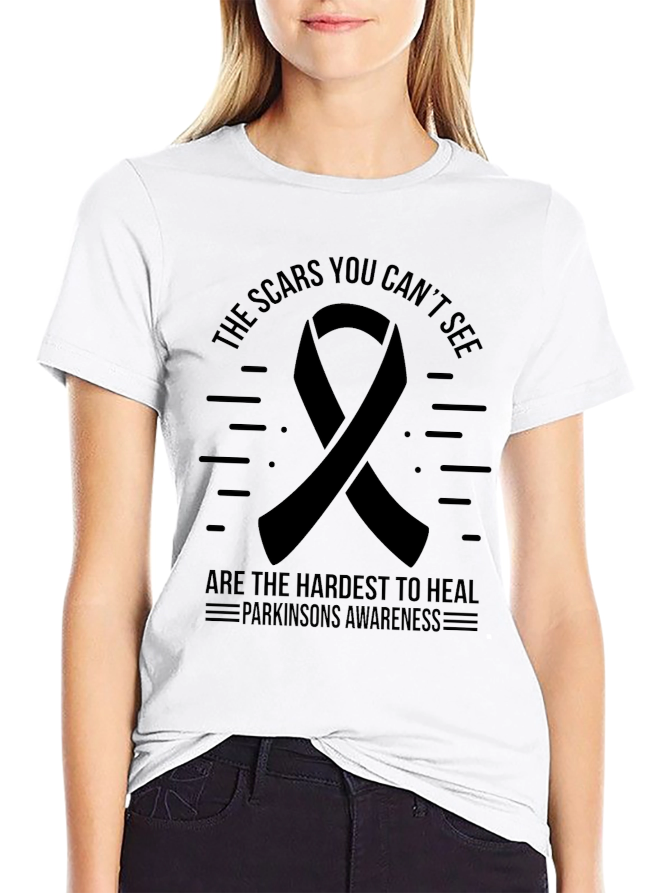 Parkinsons Awareness T-Shirt - Scars You Cant See