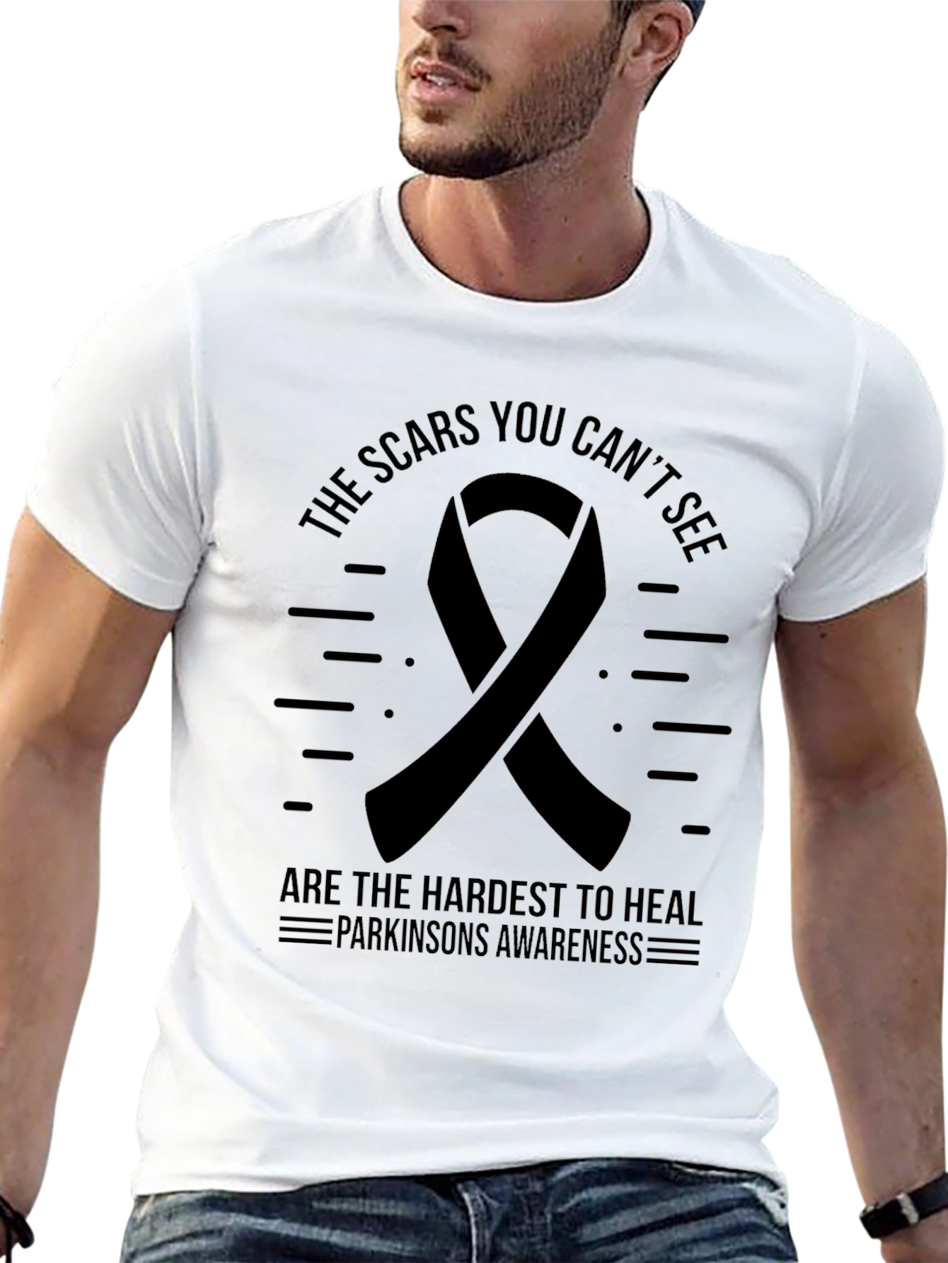 Parkinsons Awareness T-Shirt - Scars You Cant See