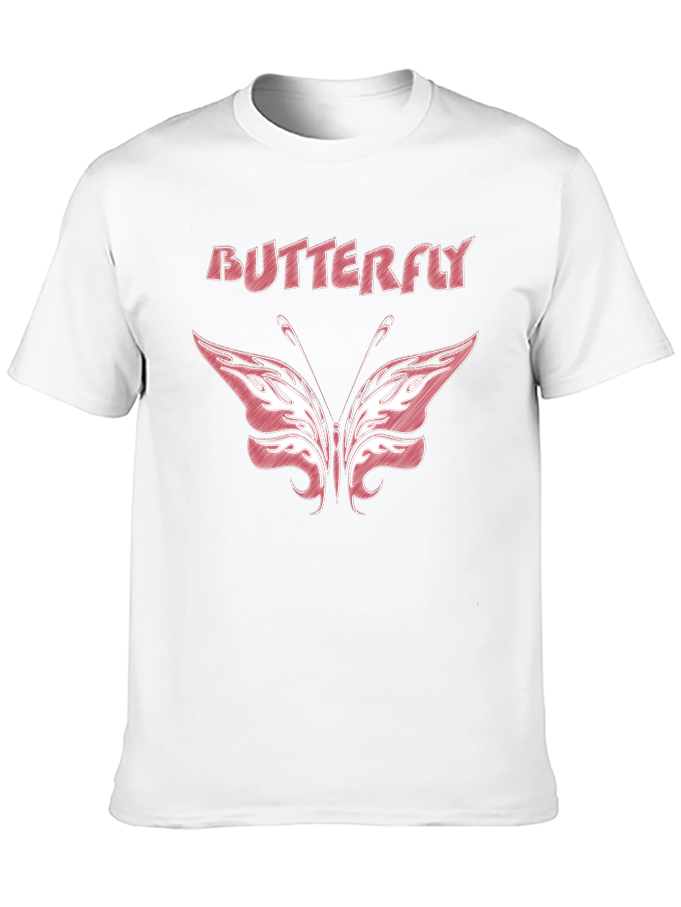Butterfly Graphic Tee - Stylish Black T-Shirt