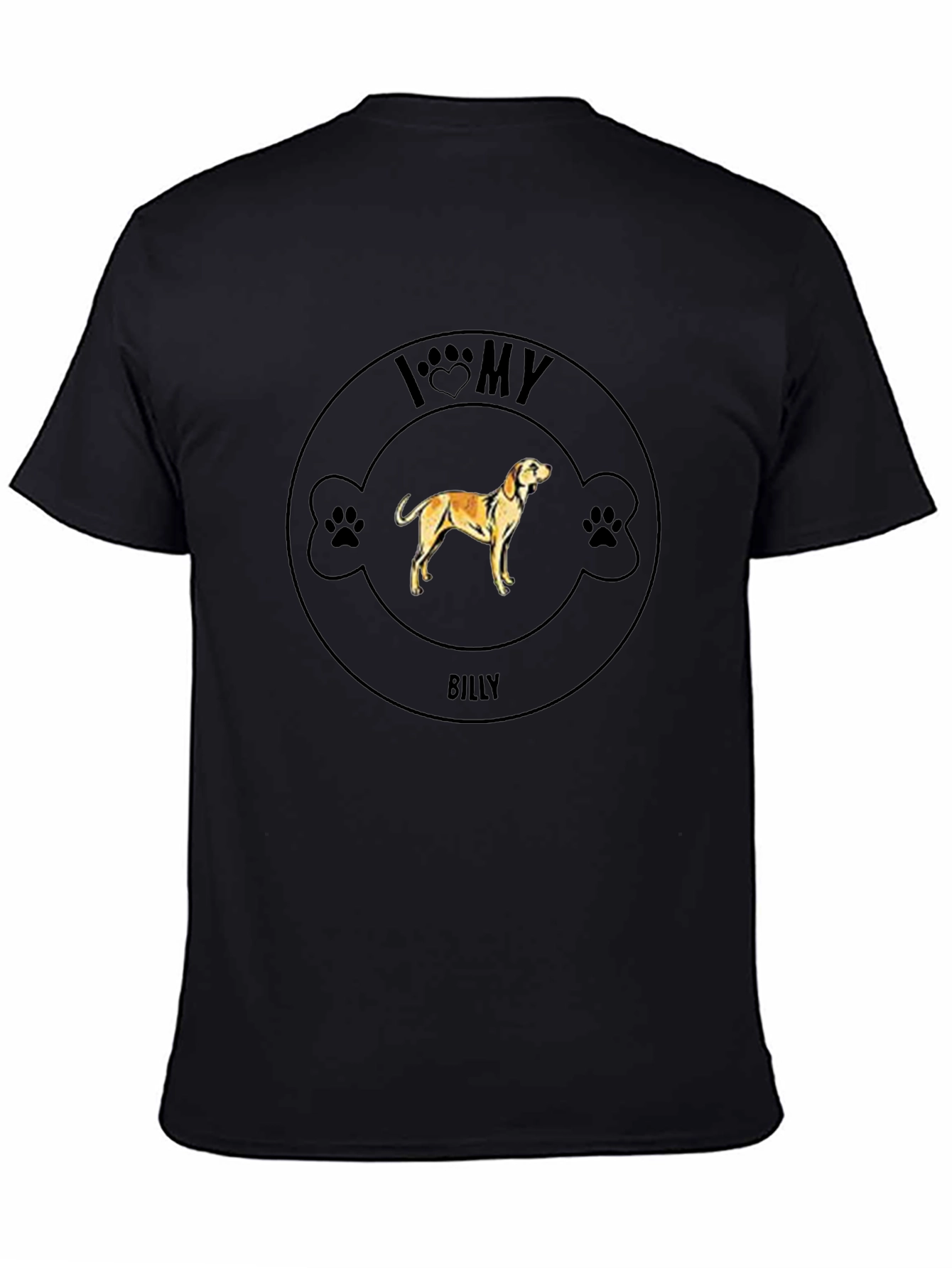 I Love My Dog T-Shirt - Billy Design