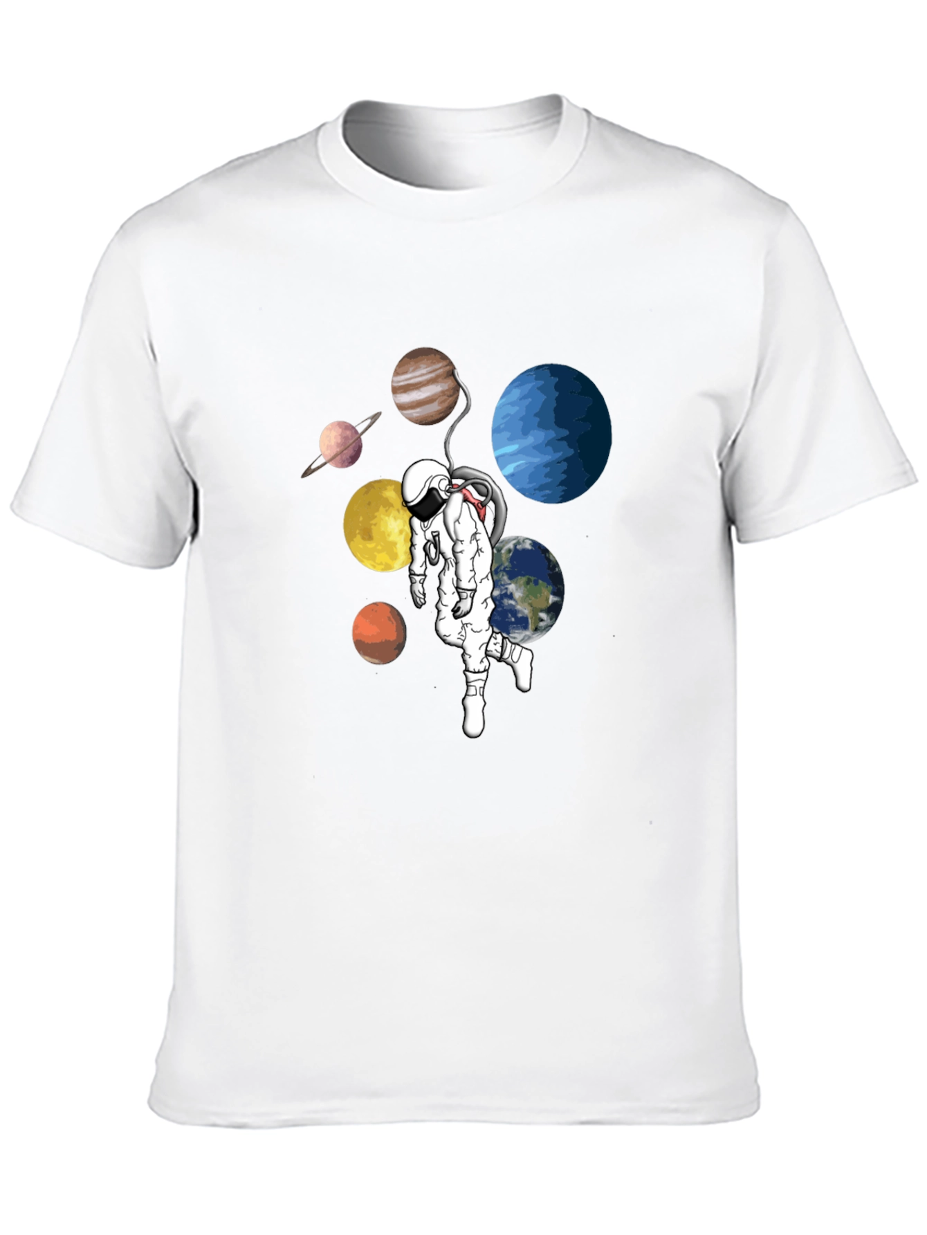 Planetary Astronaut Black T-Shirt