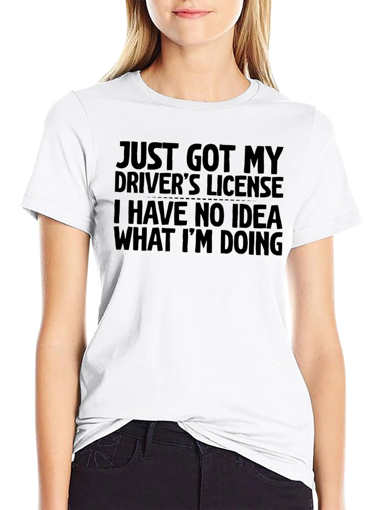 New Driver Humor Graphic T-Shirt