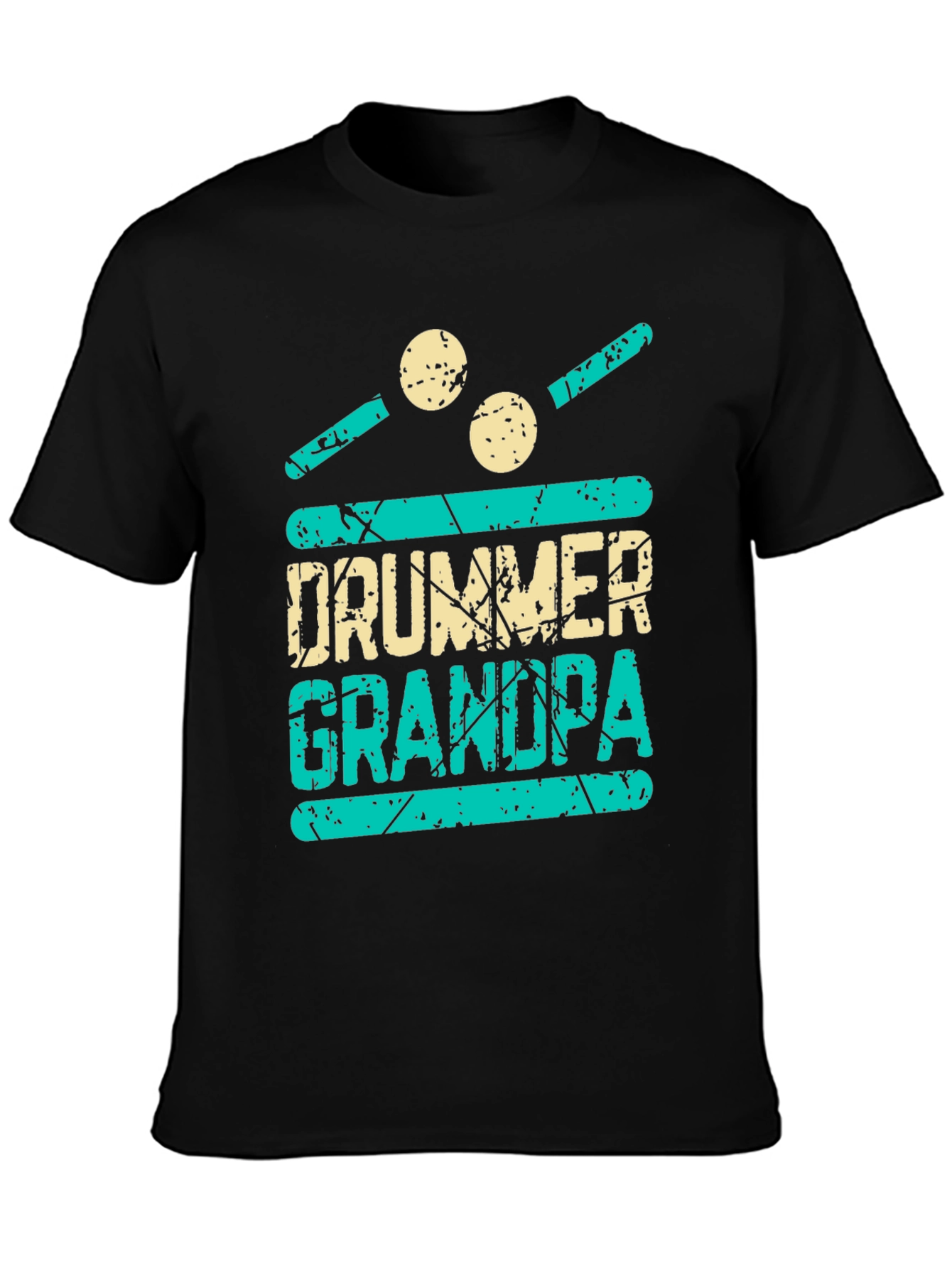 Drummer Grandpa Graphic Tee