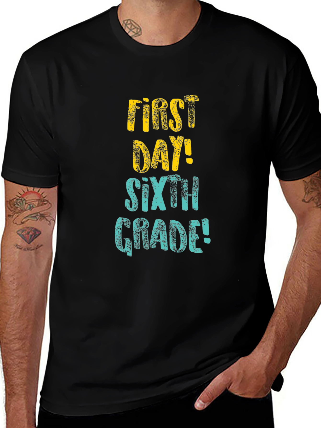 First Day Sixth Grade Graphic Tee