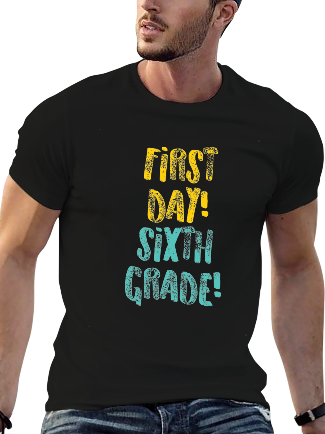 First Day Sixth Grade Graphic Tee