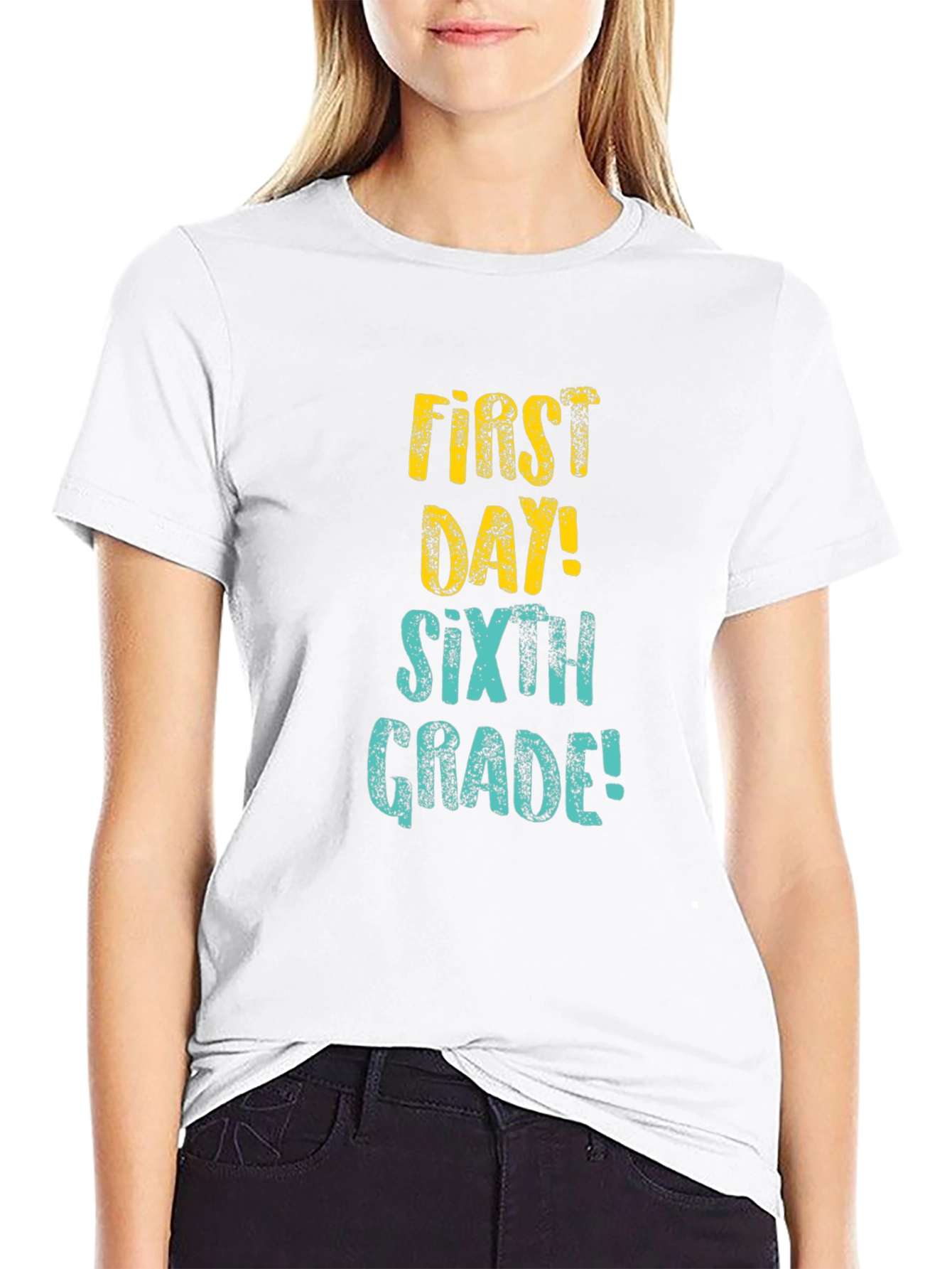 First Day Sixth Grade Graphic Tee