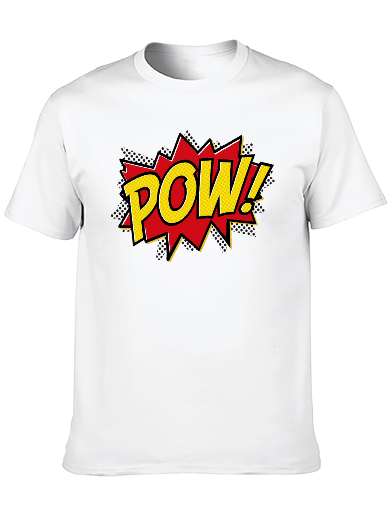 Comic POW! Graphic Tee - Stylish Black T-Shirt