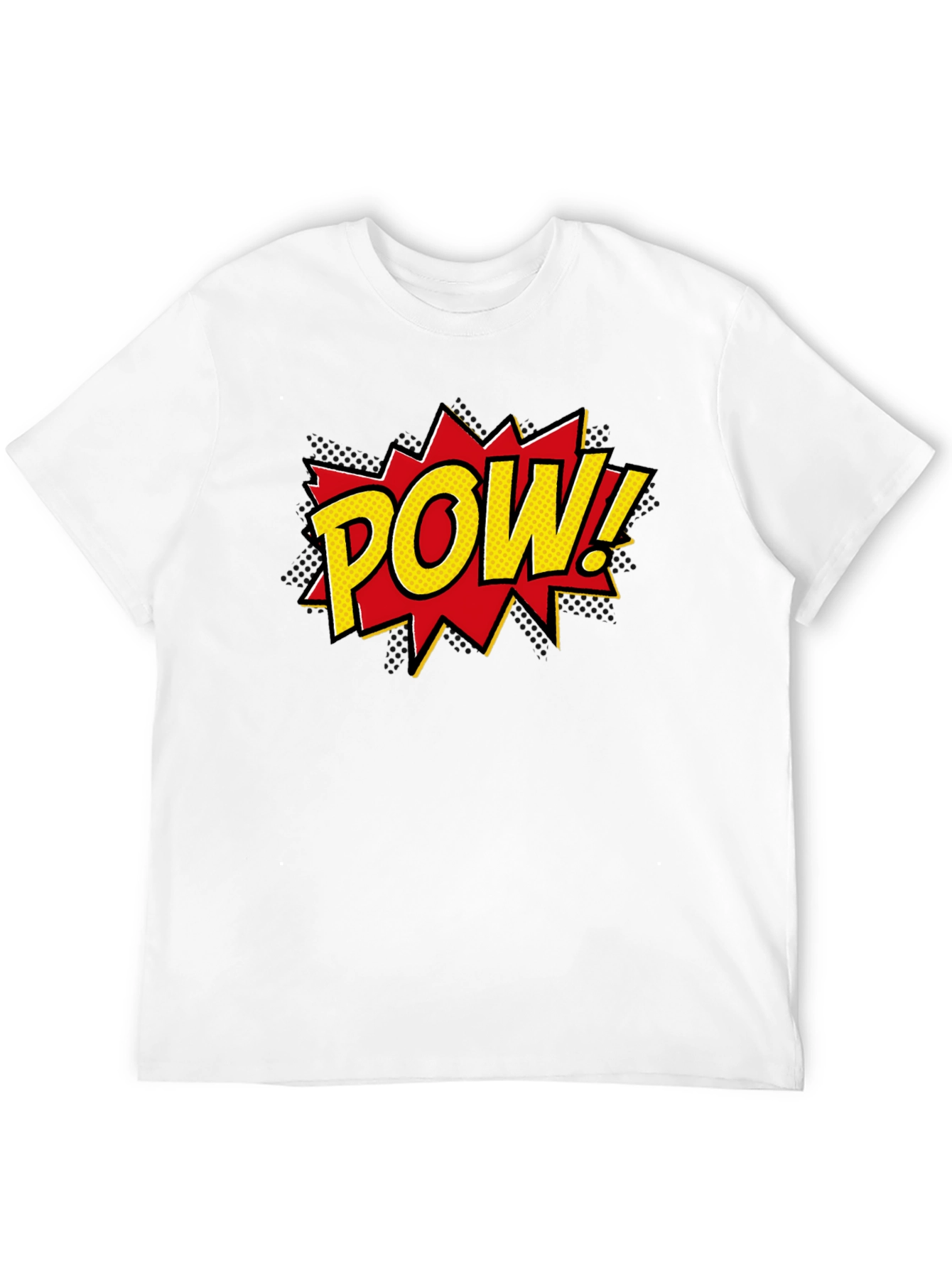 Comic POW! Graphic Tee - Stylish Black T-Shirt