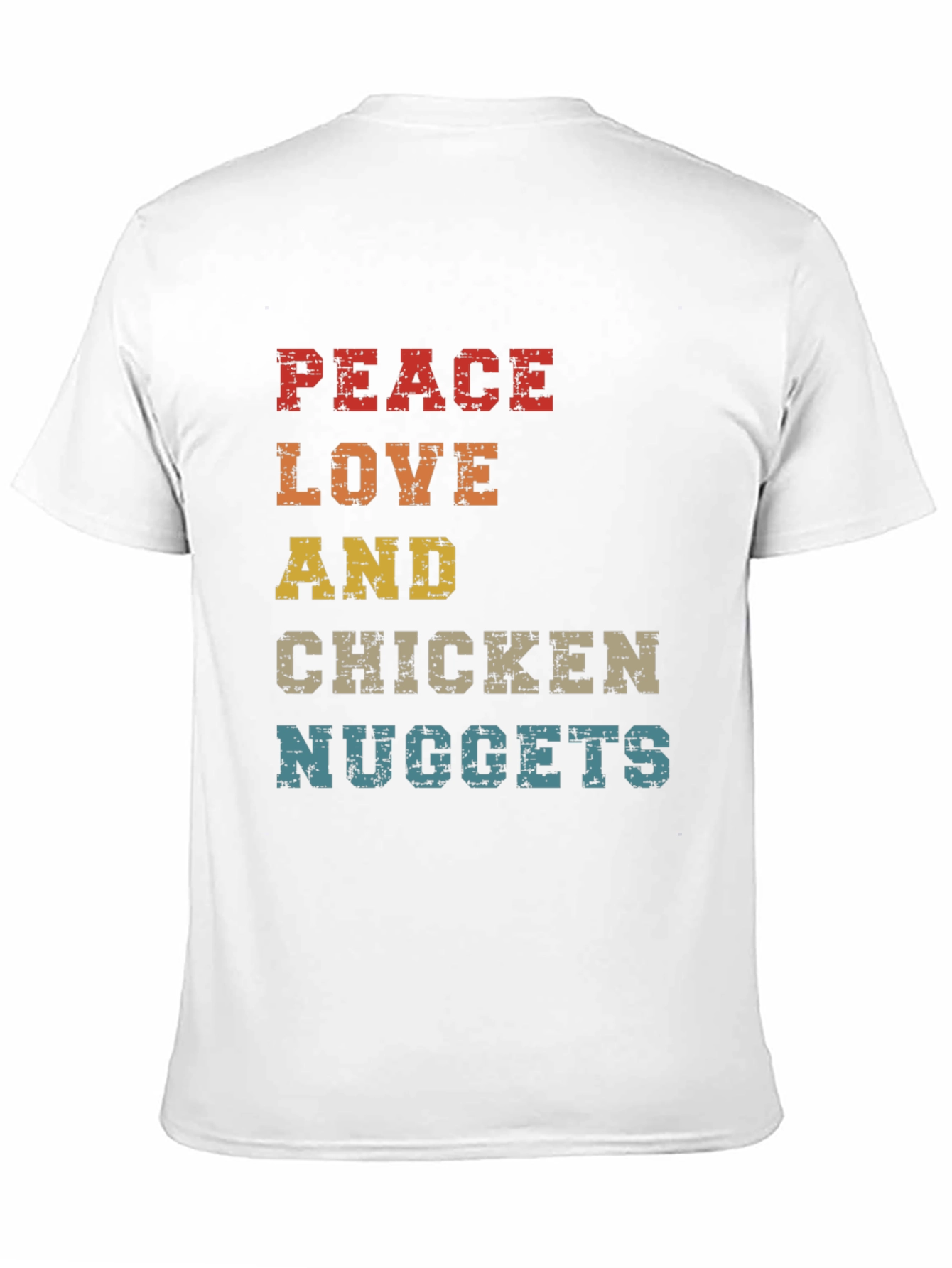Peace Love & Chicken Nuggets Graphic Tee