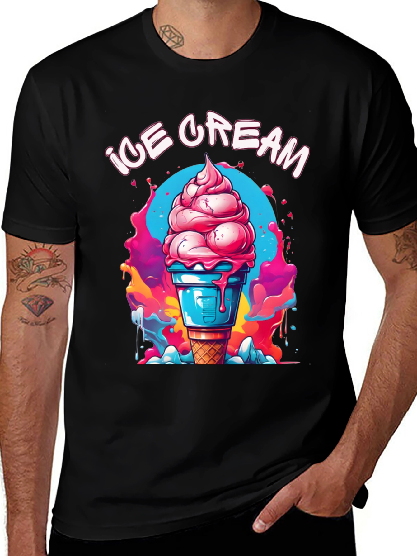 Ice Cream Graphic T-Shirt