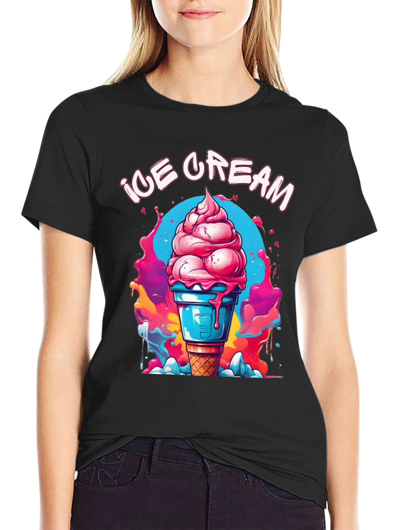 Ice Cream Graphic T-Shirt